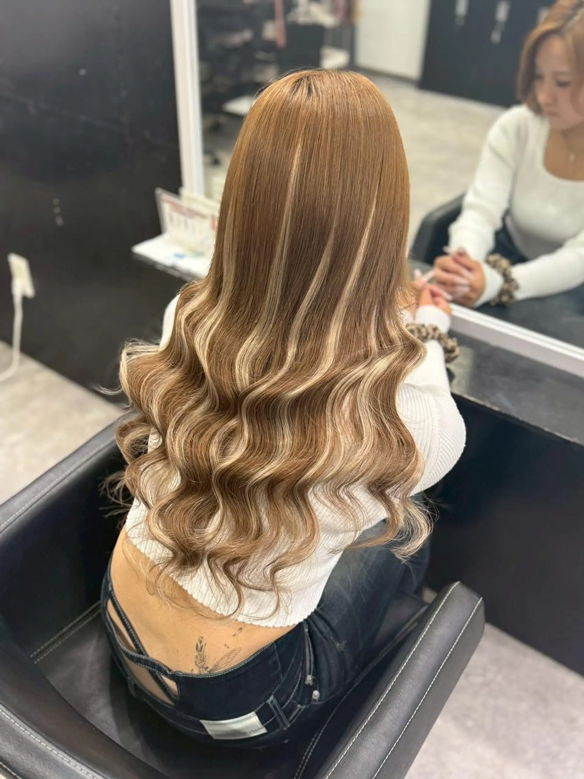 ロング エクステ RIN シールエクステのヘアスタイル