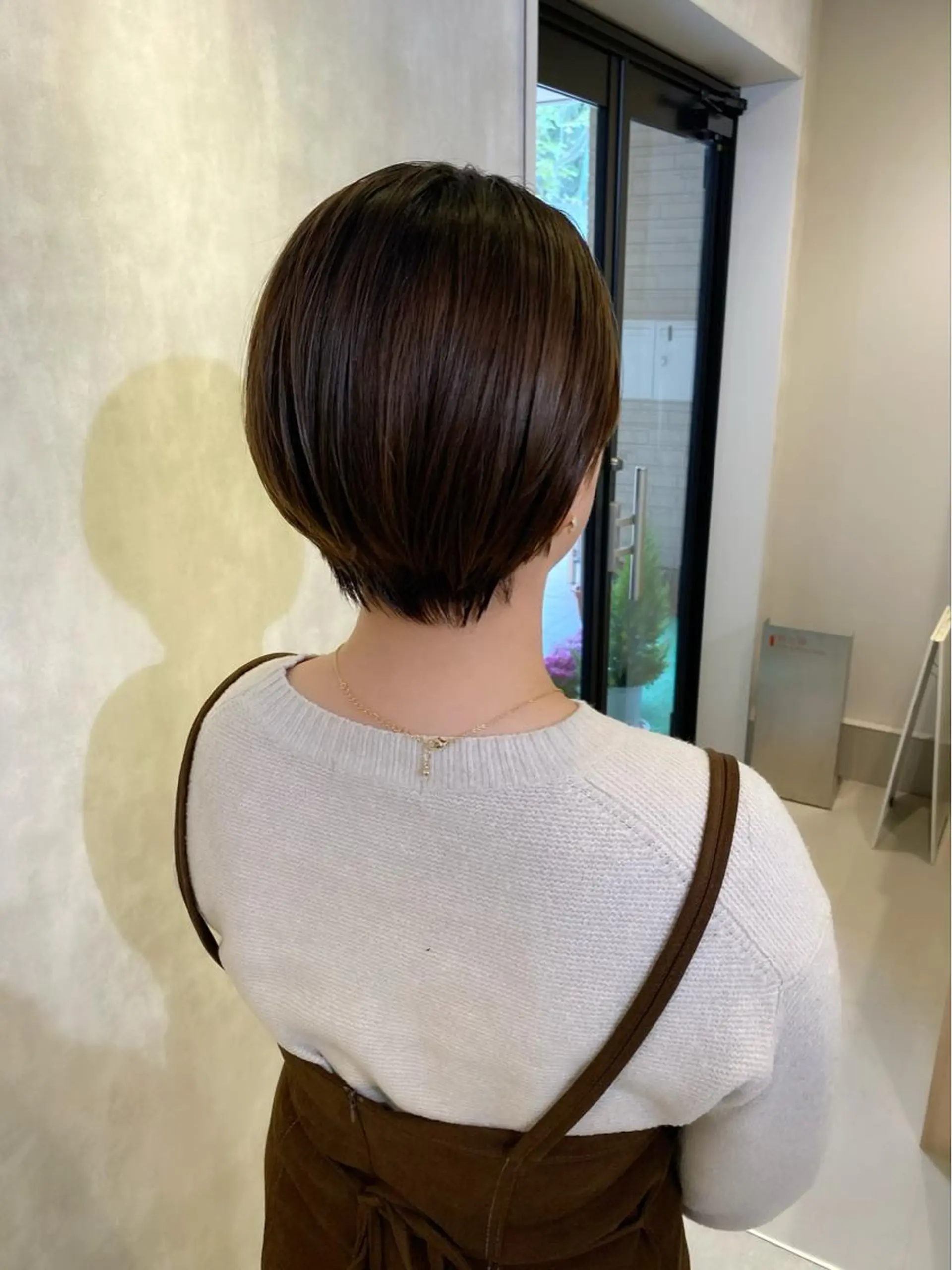 ショート ハンサムショート ショートヘア カット トリートメント ボブ/縮毛矯正/ レイヤー/塚田のヘアスタイル