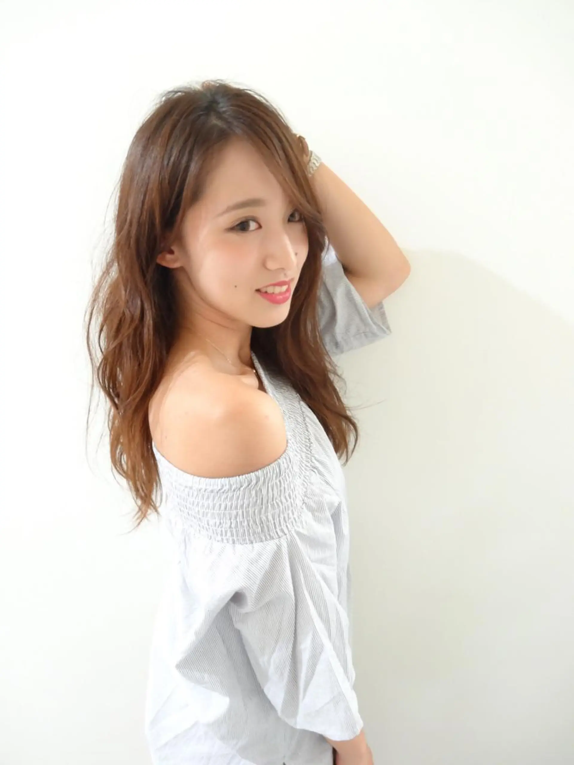 セミロング ロング _WHITE高槻店 yusukeのヘアスタイル