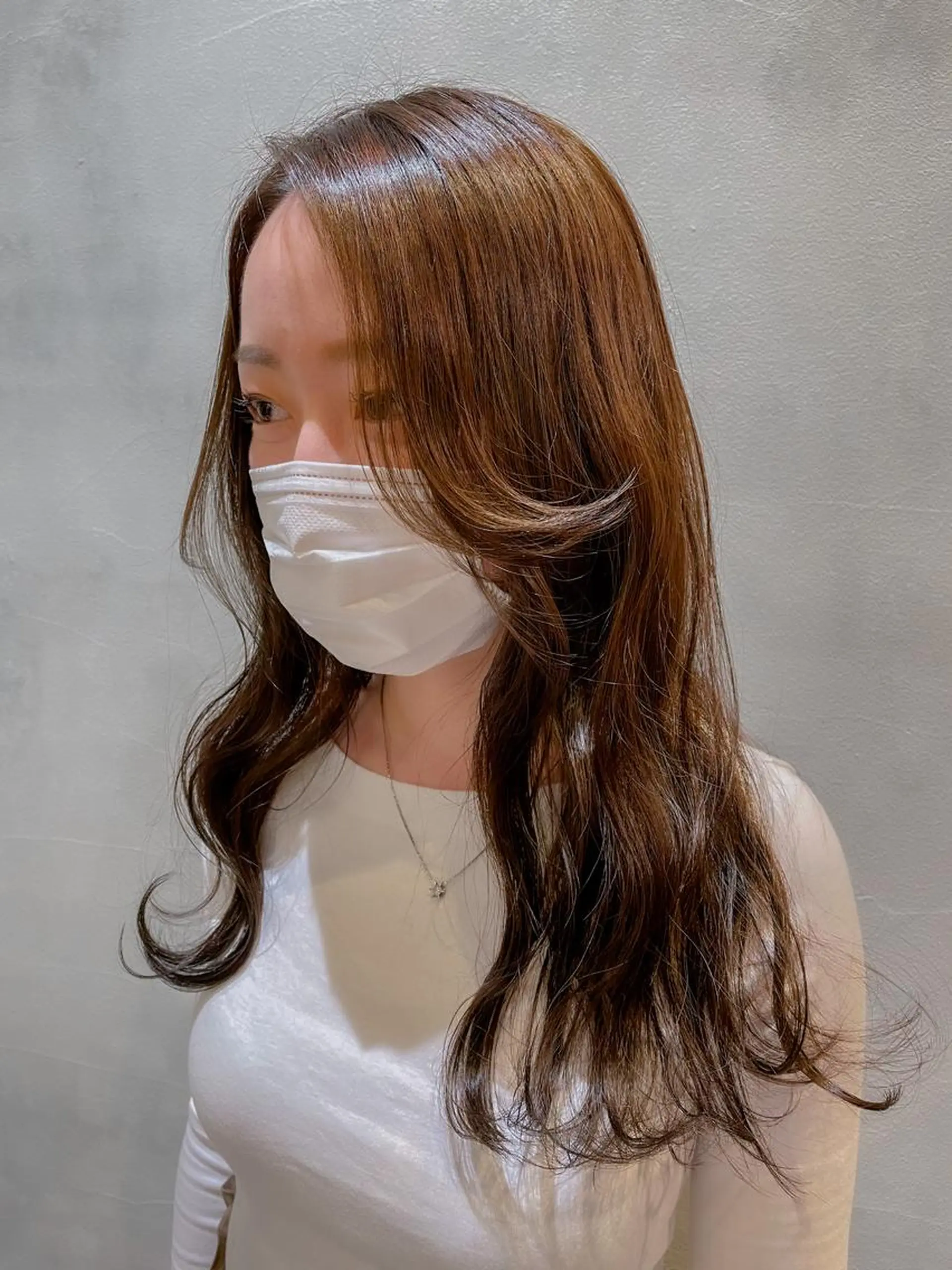 ロング カラー グレージュ ロング ヘアカラー トリートメント 【似合わせカット】 松尾一気のヘアスタイル