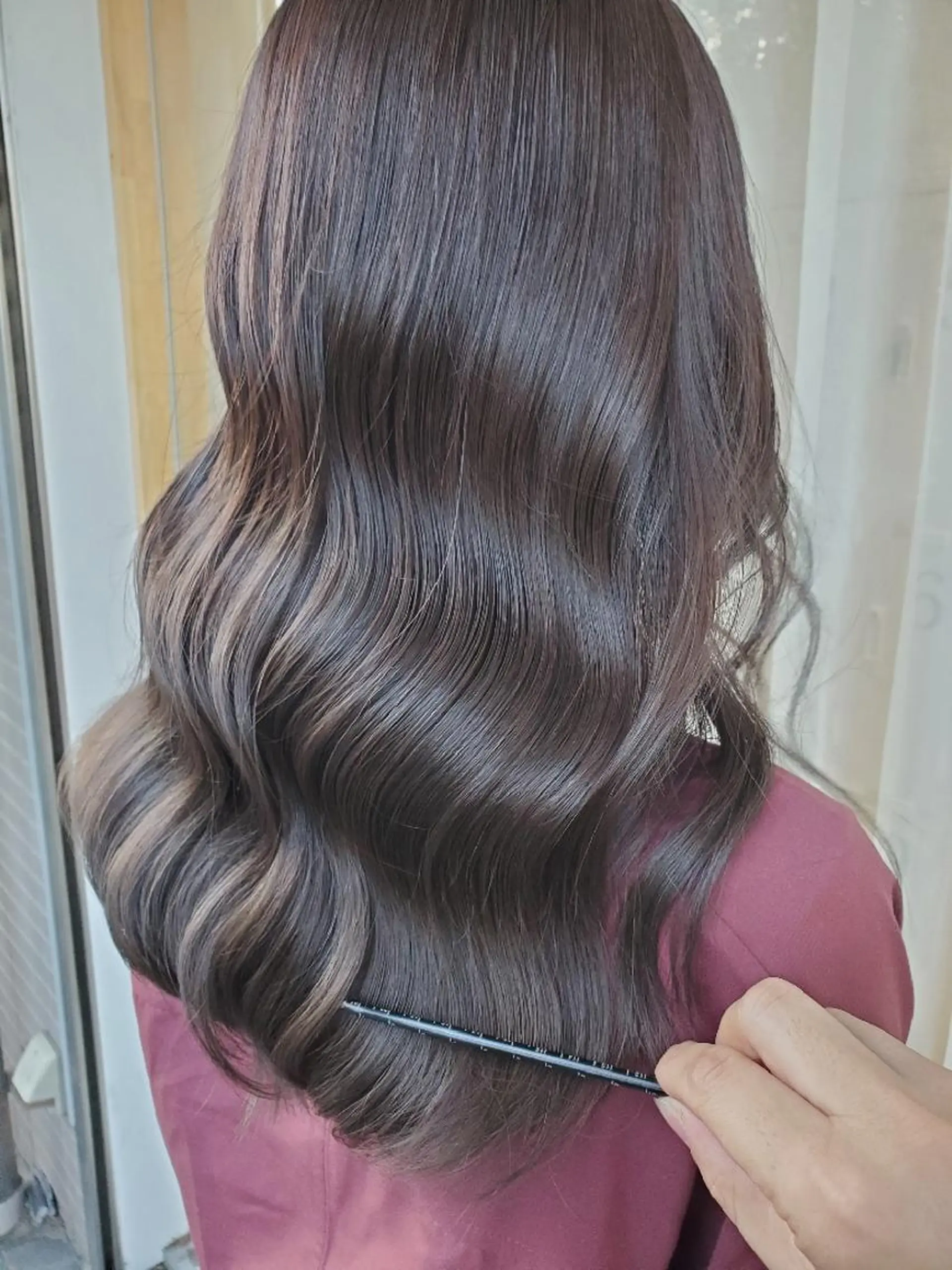 セミロング belta 姫路山吹 カラーモデル募集のヘアスタイル