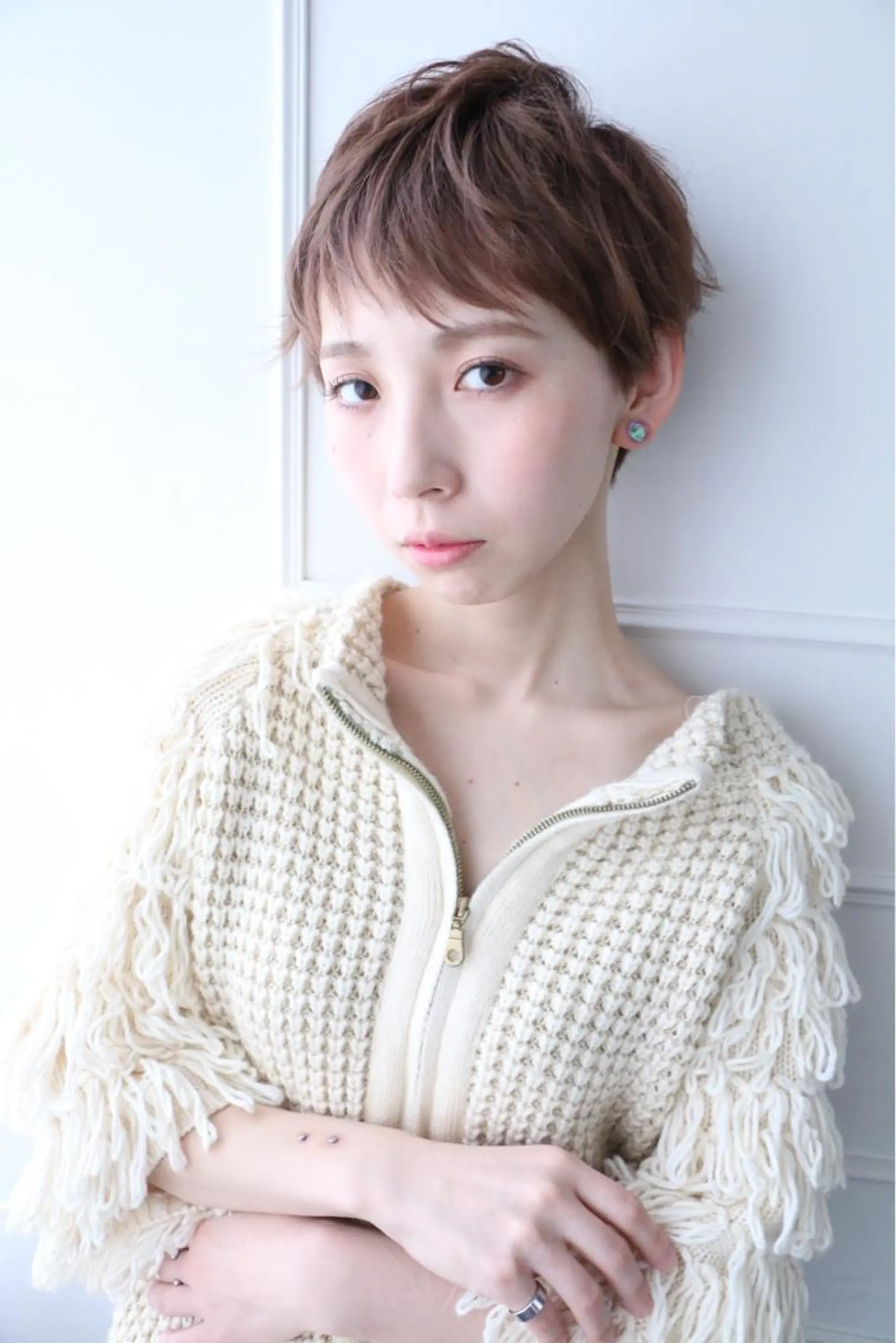 ショート カラー 安村 美奈のヘアスタイル