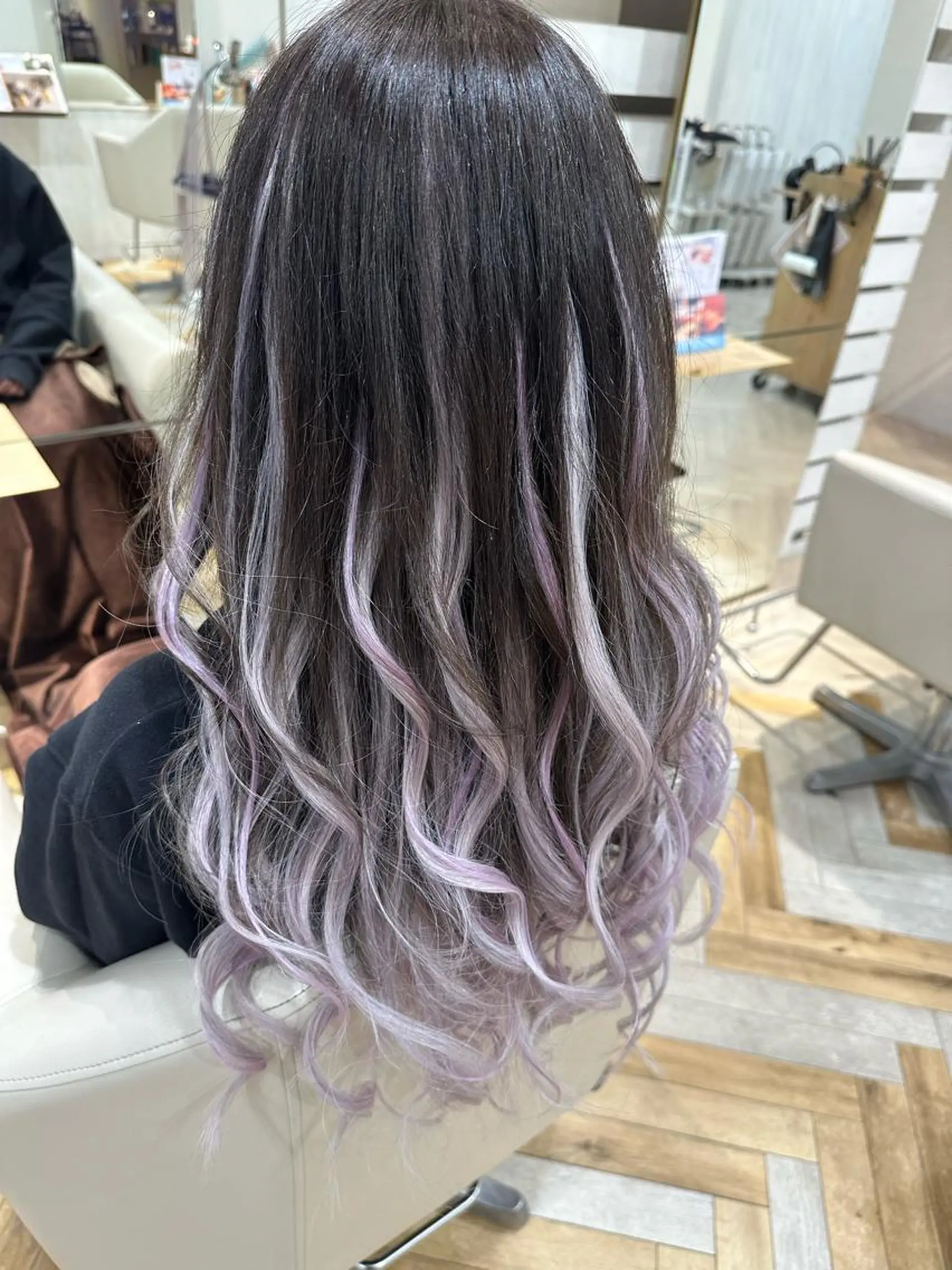 ロング シールエクステ エクステ 松永 夏のヘアスタイル