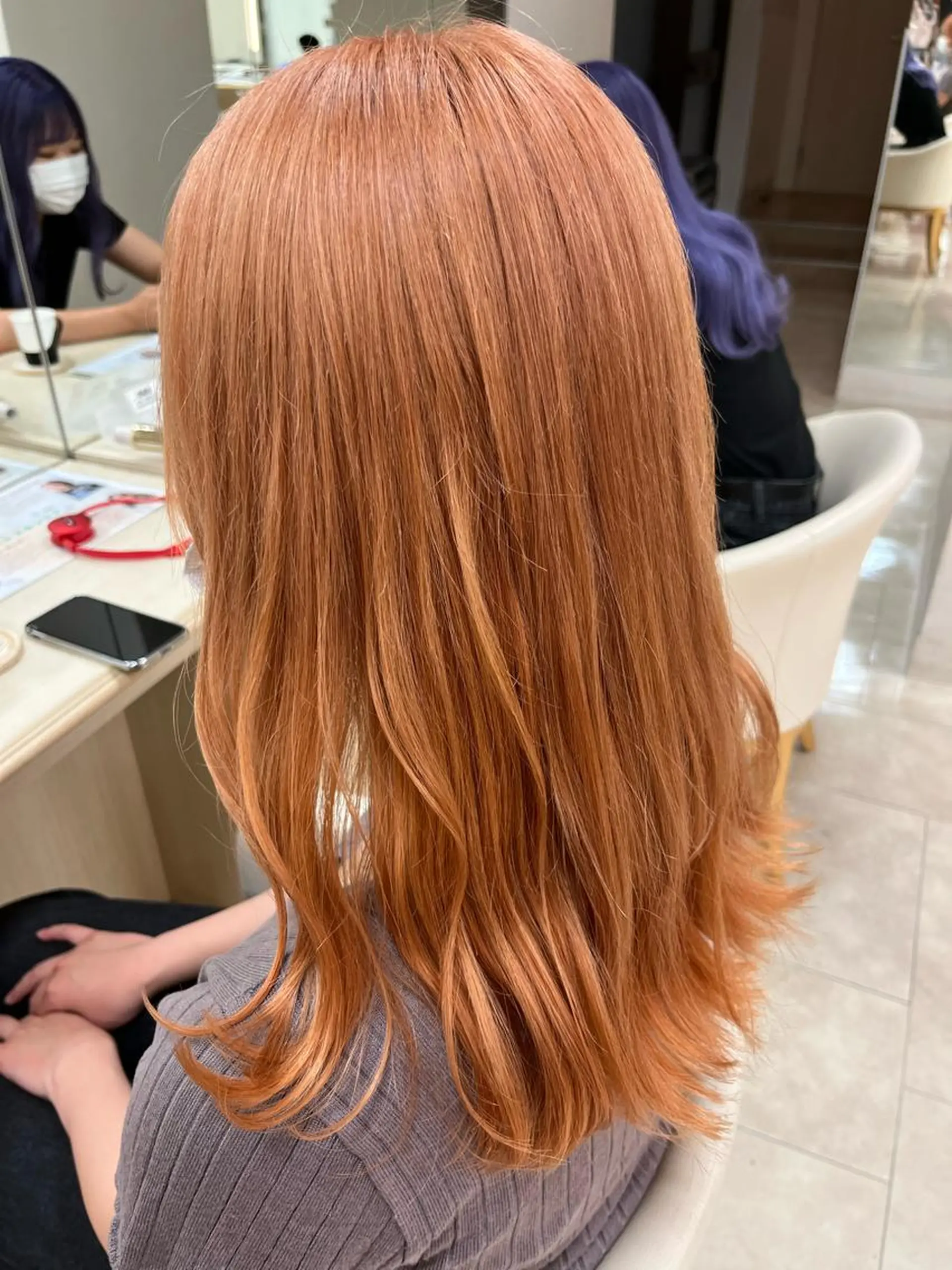 ミディアム カラー 暖色専門美容師🎀 お客様満足度◎のヘアスタイル