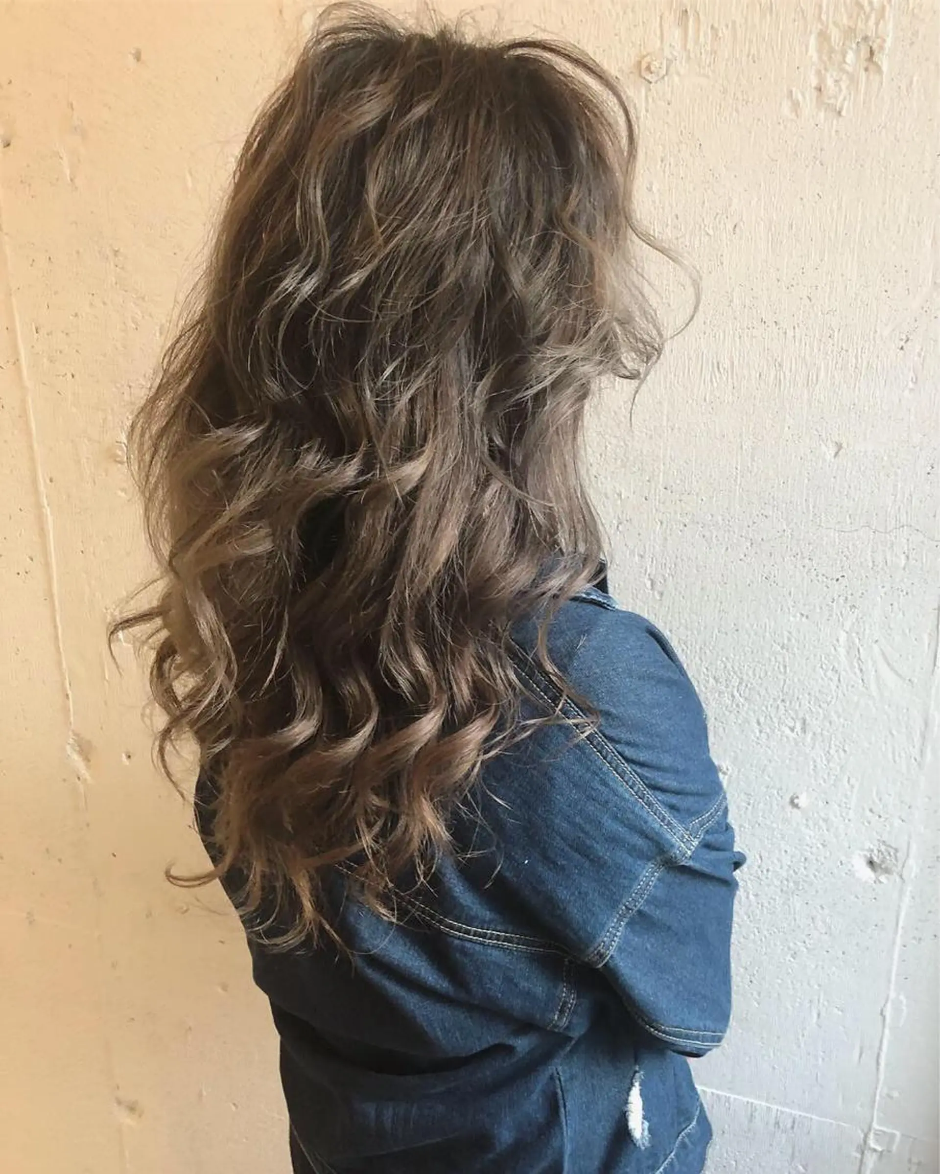 ロング ヘアカラー トリートメント フジサキ ケンのヘアスタイル