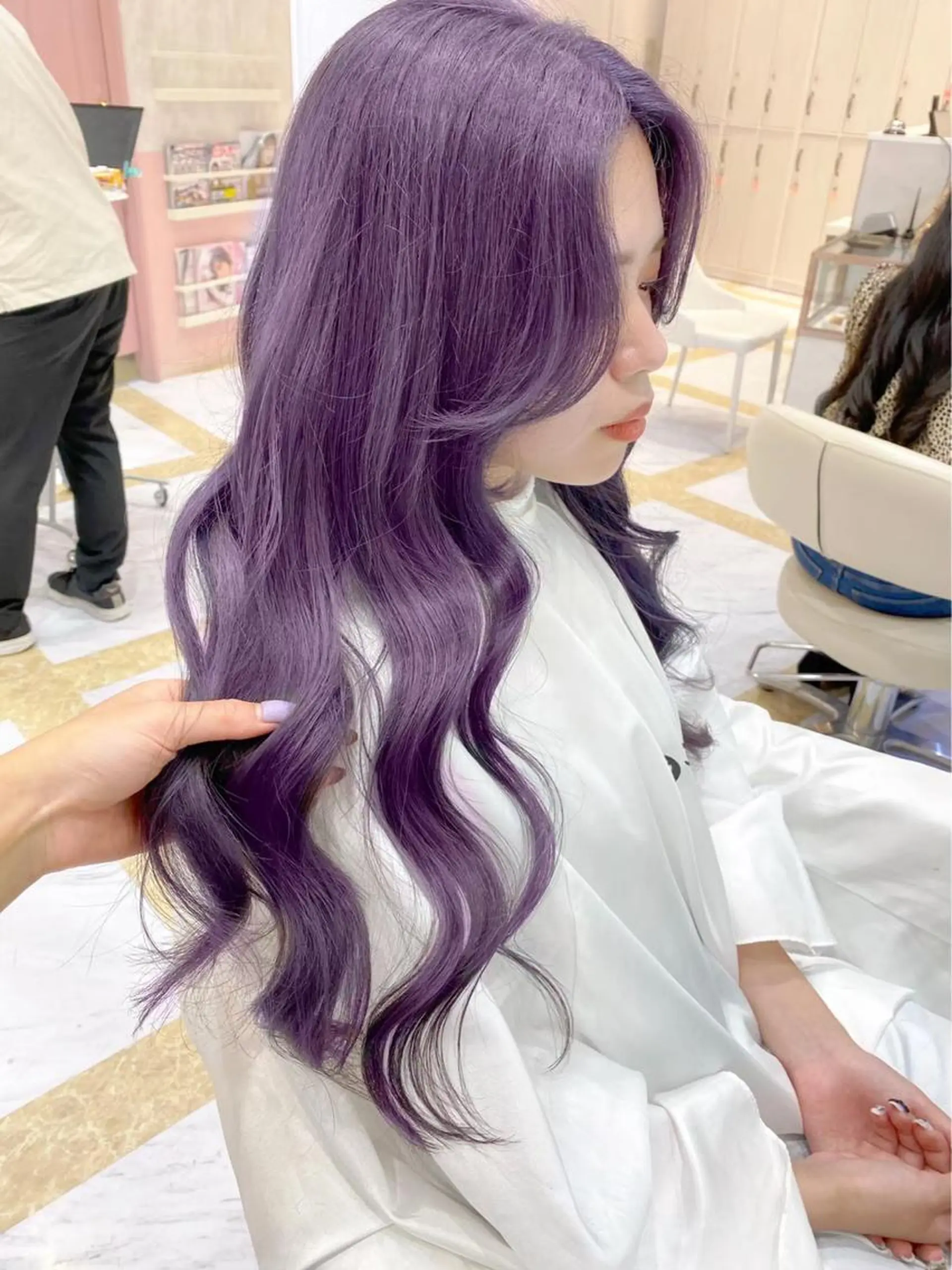 カラー Su-chi-🧴 /ミルクティーカラーのヘアスタイル
