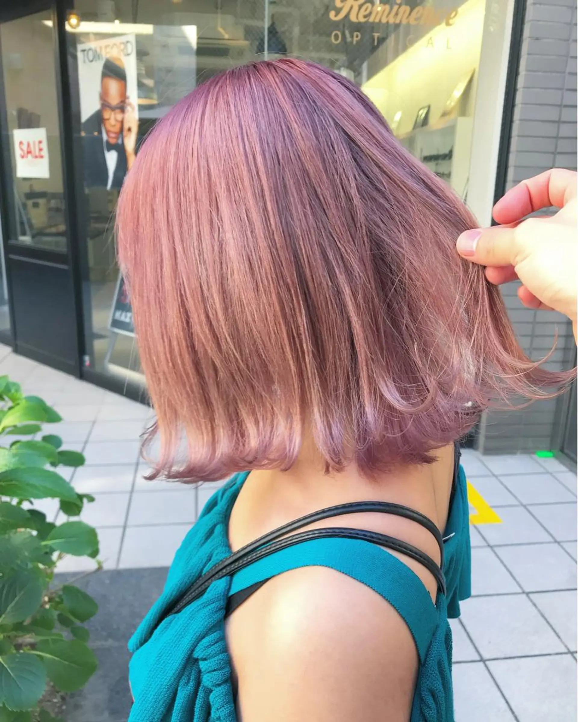 セミロング カット ヘアカラー Hardy ショータのヘアスタイル