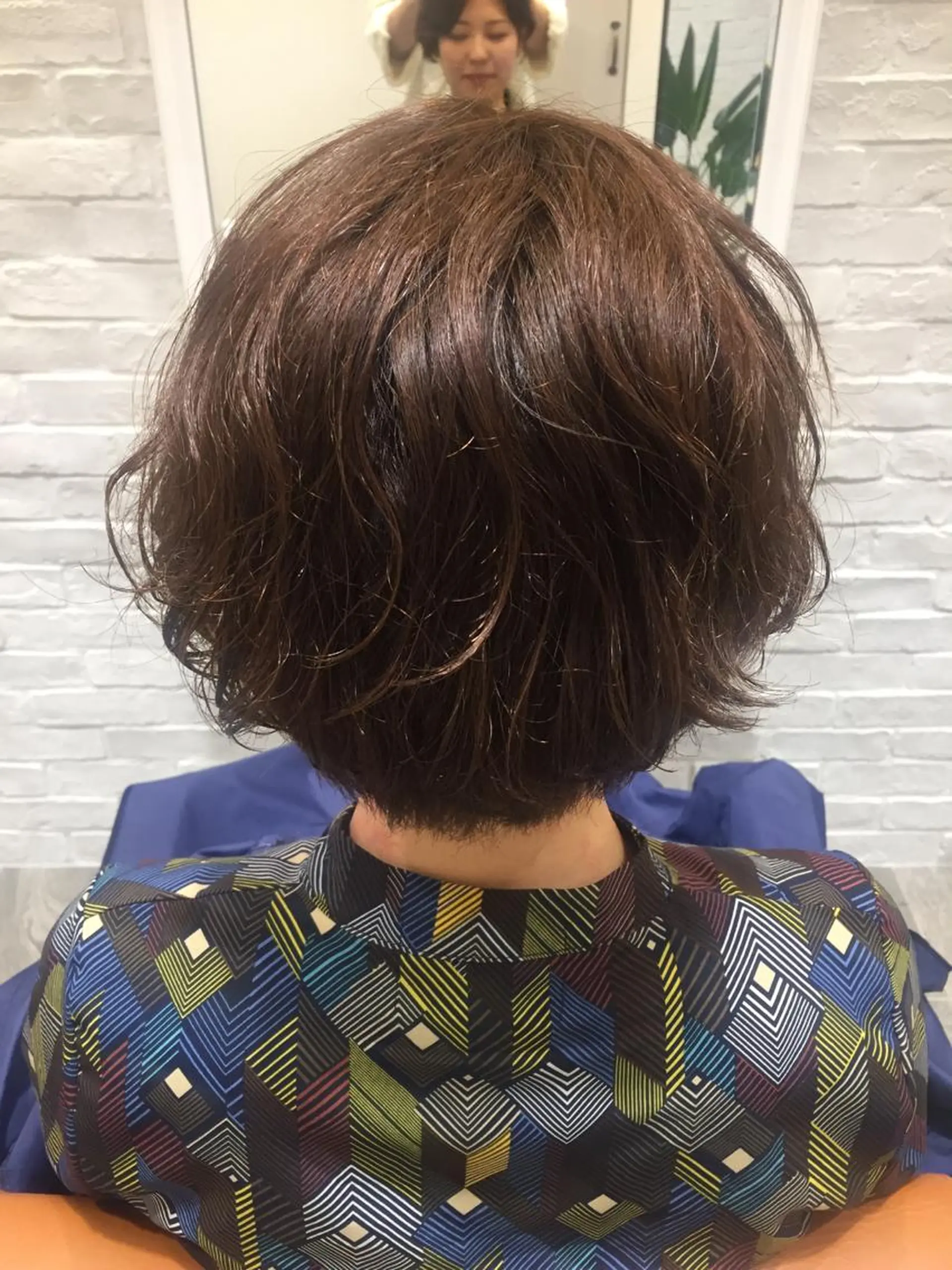 ショート パーマ 下川 由貴のヘアスタイル