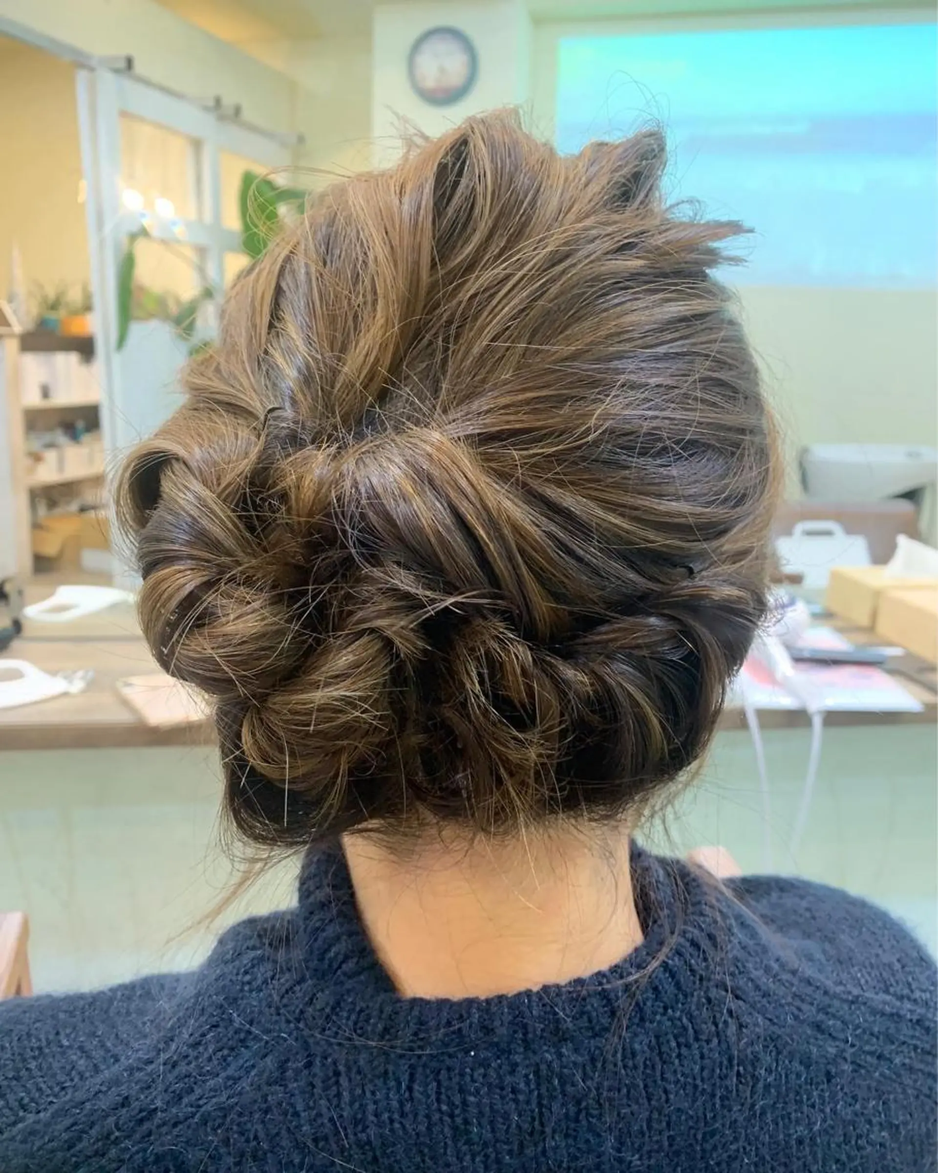 ミディアム ヘアセット 鶴見 和美のヘアスタイル