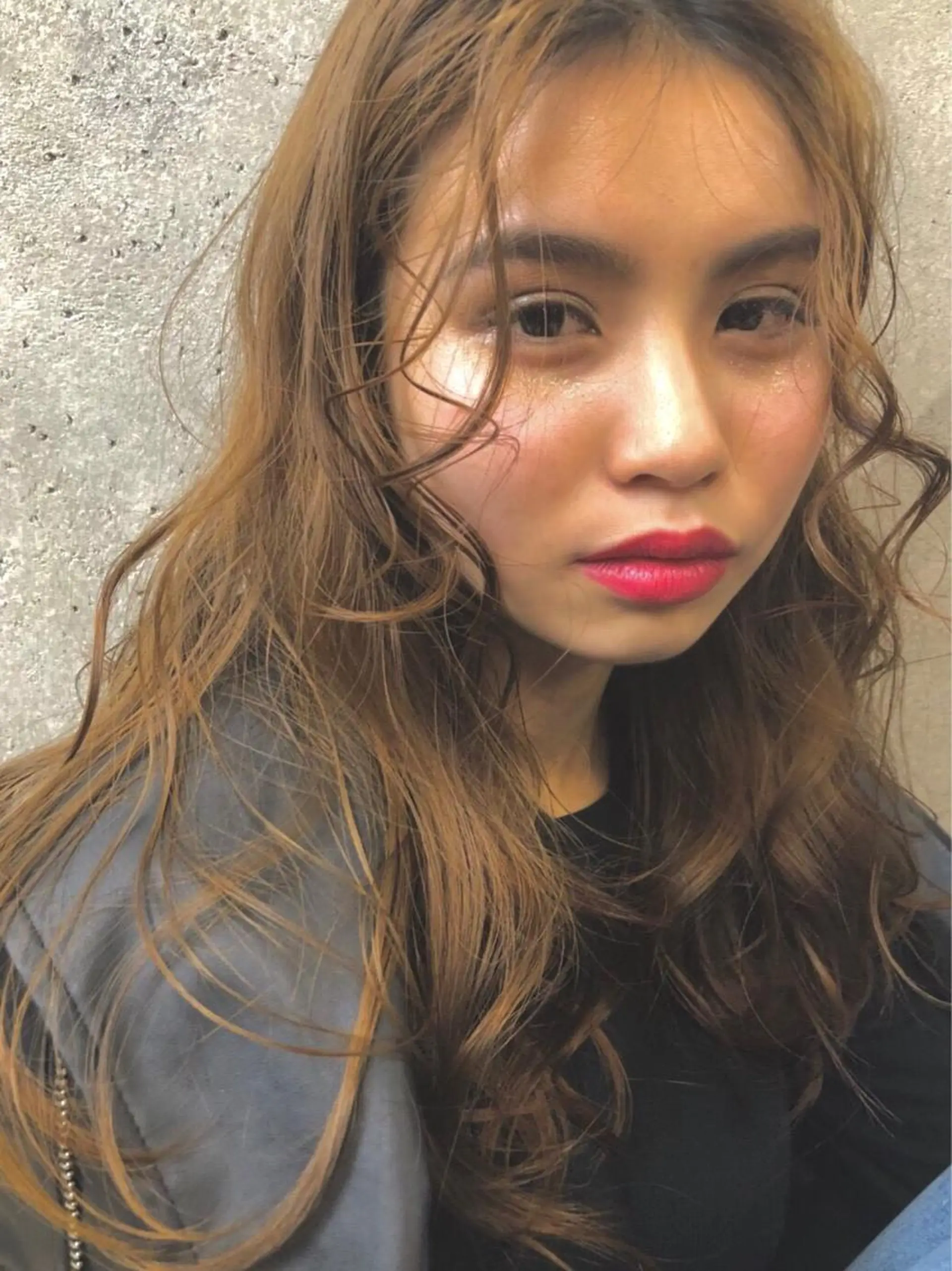 ロング カラー にった みずきのヘアスタイル