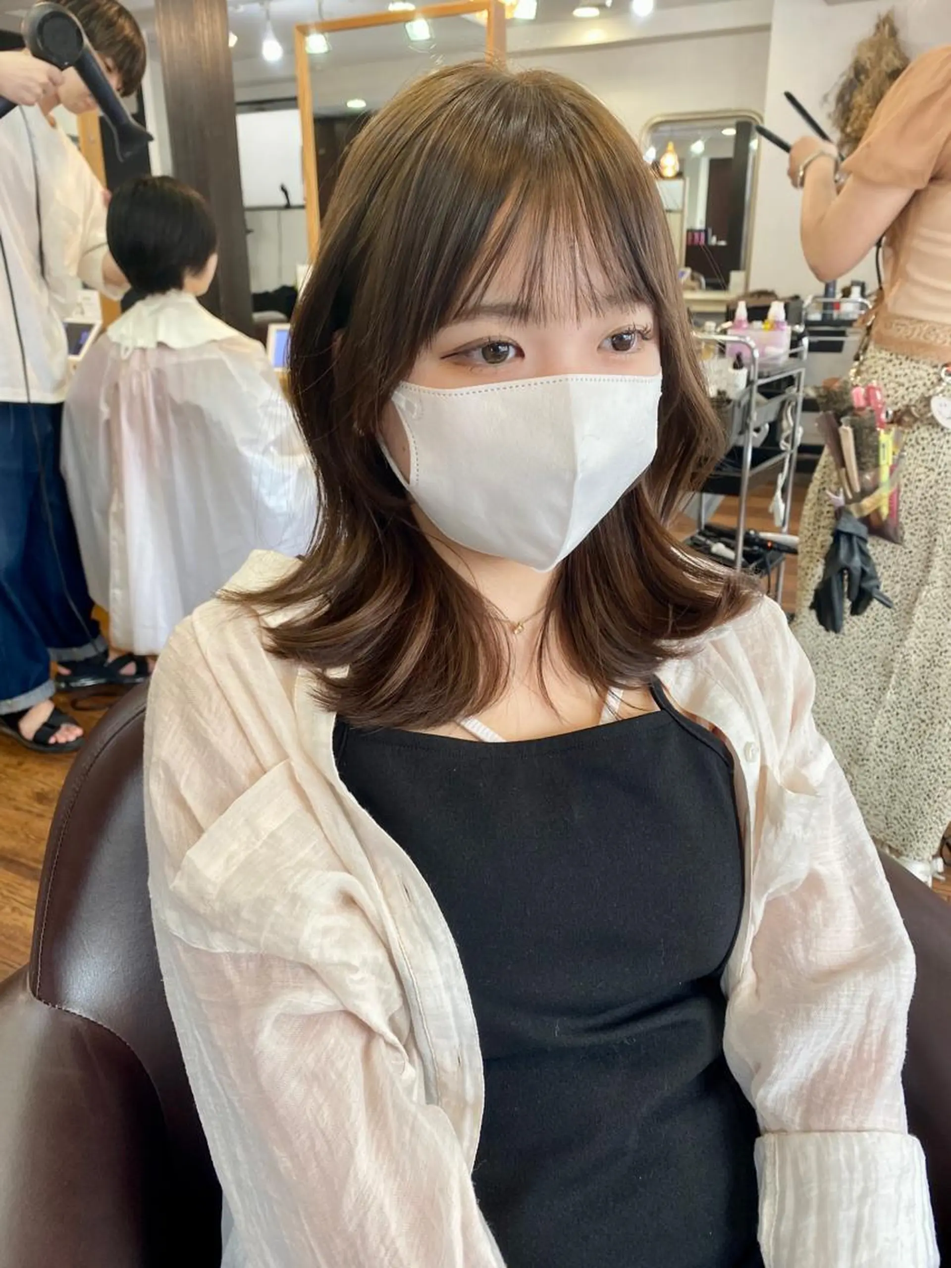 ミディアム 似合わせレイヤー 🇰🇷荒木洋文のヘアスタイル