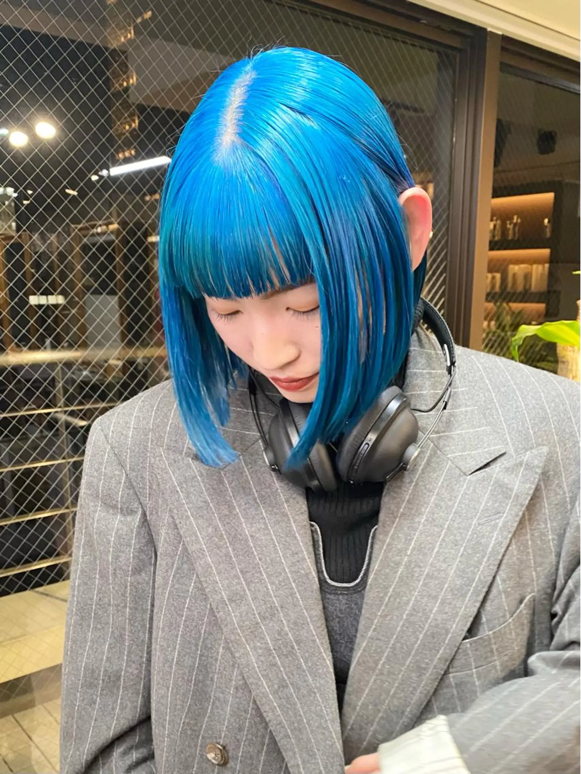 ミディアム カラー ヘアアレンジ カット ヘアカラー トリートメント レイヤーカット×髪質 改善🇰🇷シオリのヘアスタイル