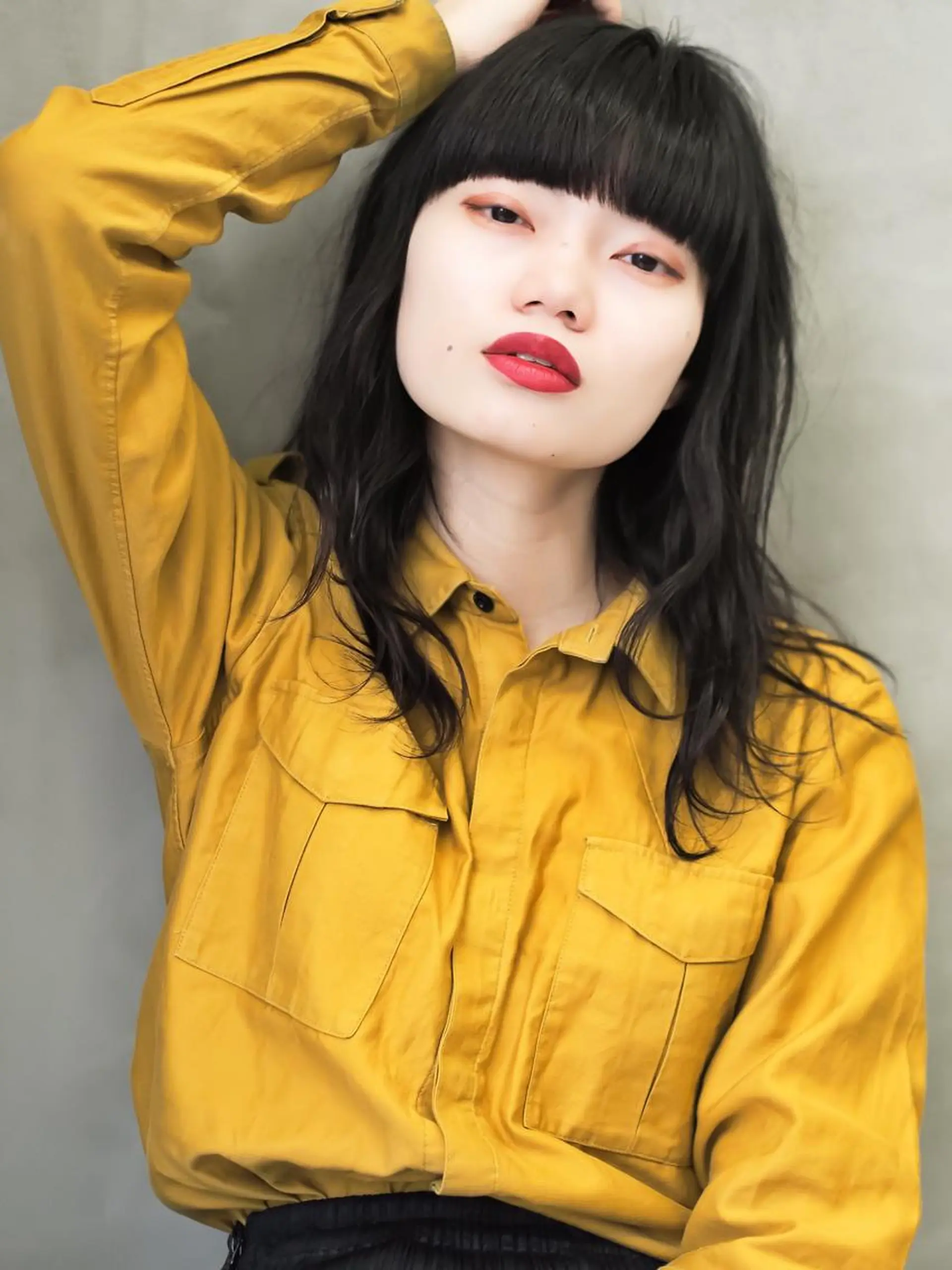 セミロング セミロングパーマ ショート・ボブ 徳竹淳一のヘアスタイル