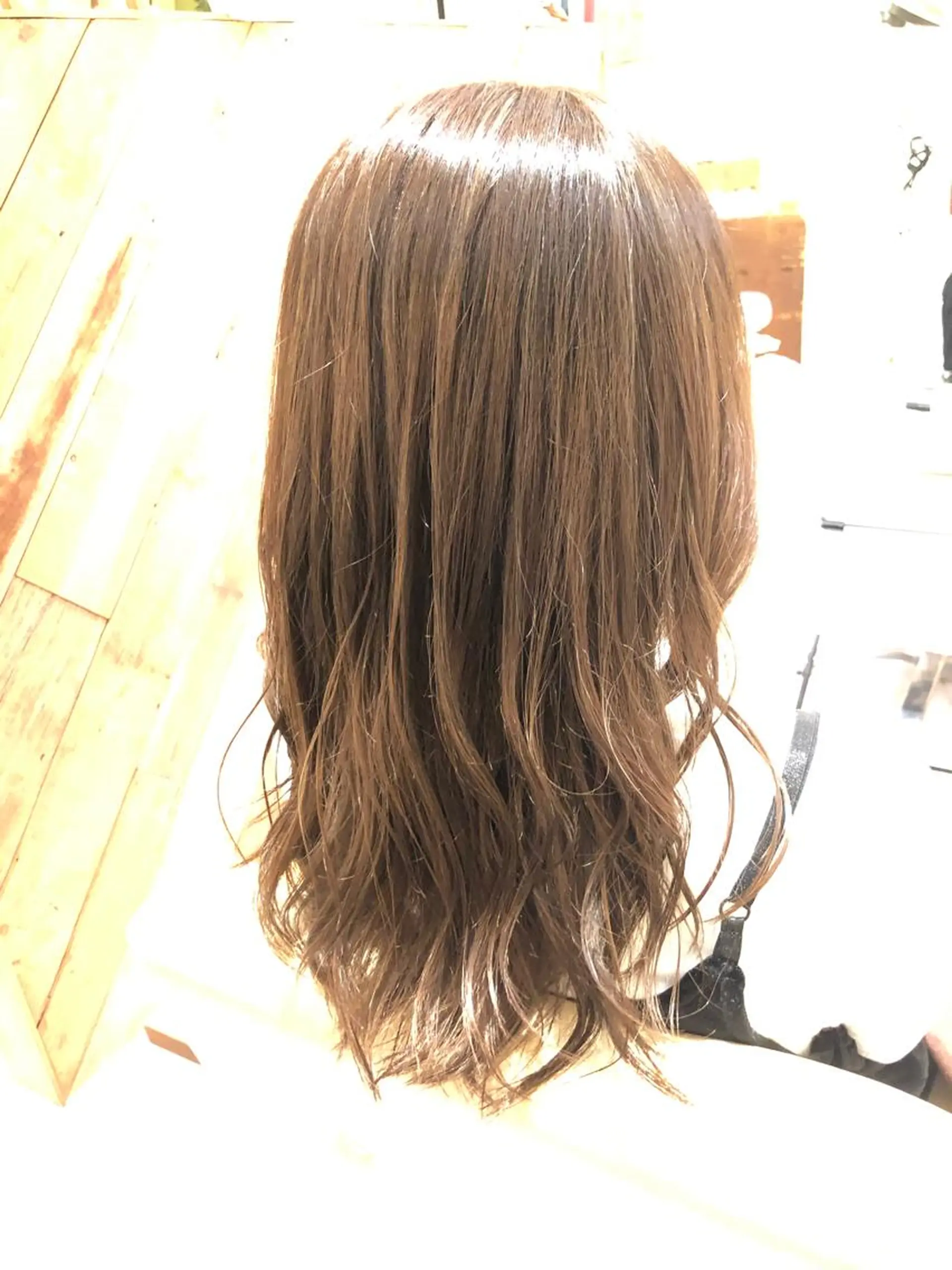 カラー 🧡艶髪・ゆるふわ style💛ミユのヘアスタイル