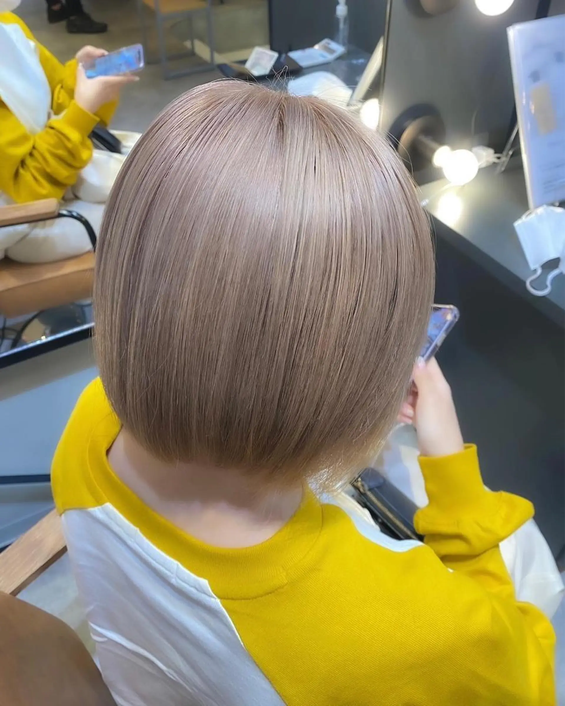 ショート カラー カット ヘアカラー トリートメント unique RINNEのヘアスタイル