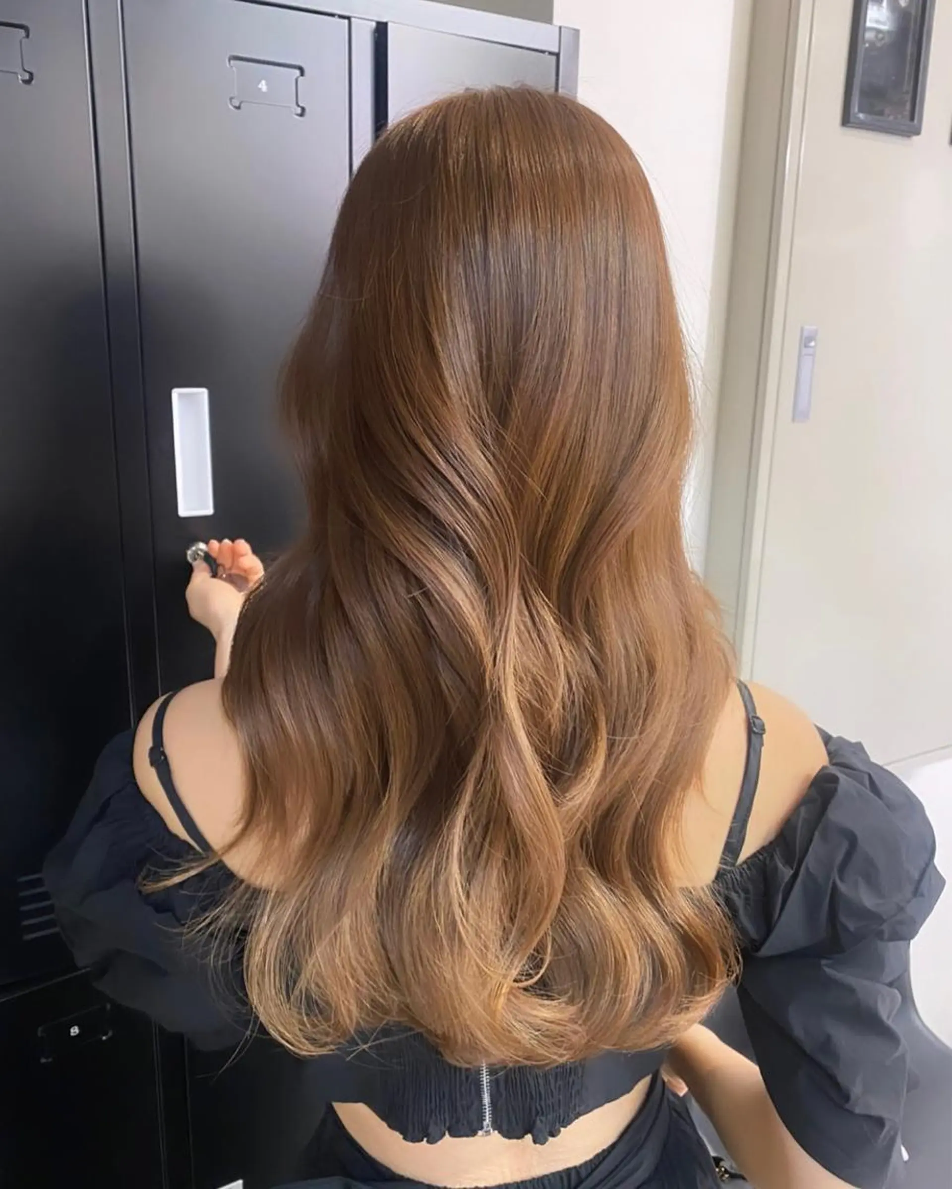 ロング カラー 韓国風ヘア ヘアカラー トリートメント ヘアセット 渋谷/原宿♡PELE 縮毛矯正/ストレートのヘアスタイル