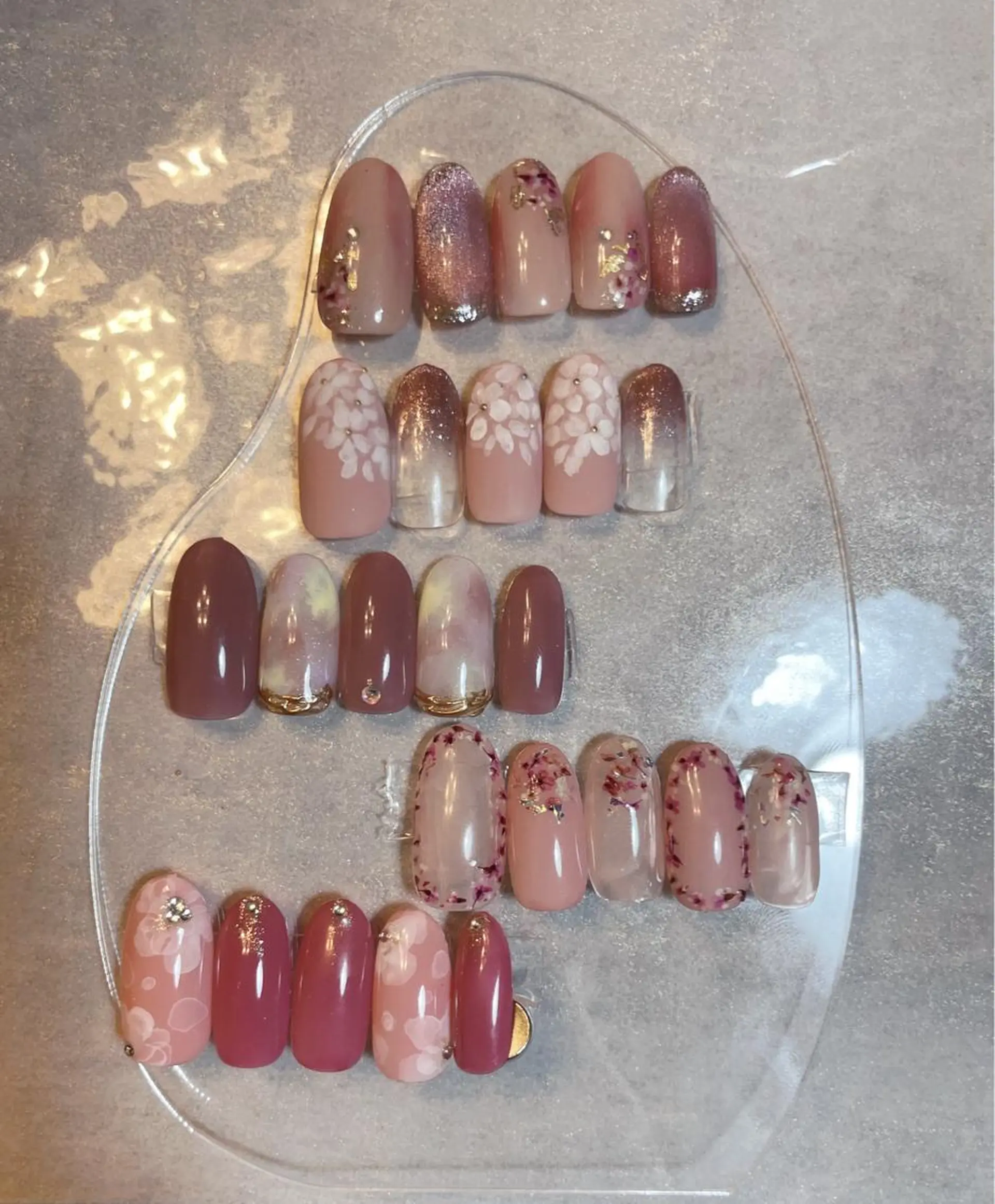 ネイル 桜ネイル 入学式 フラワーネイル ジェルネイル パラジェル BLANC.nail yuuのネイルデザイン