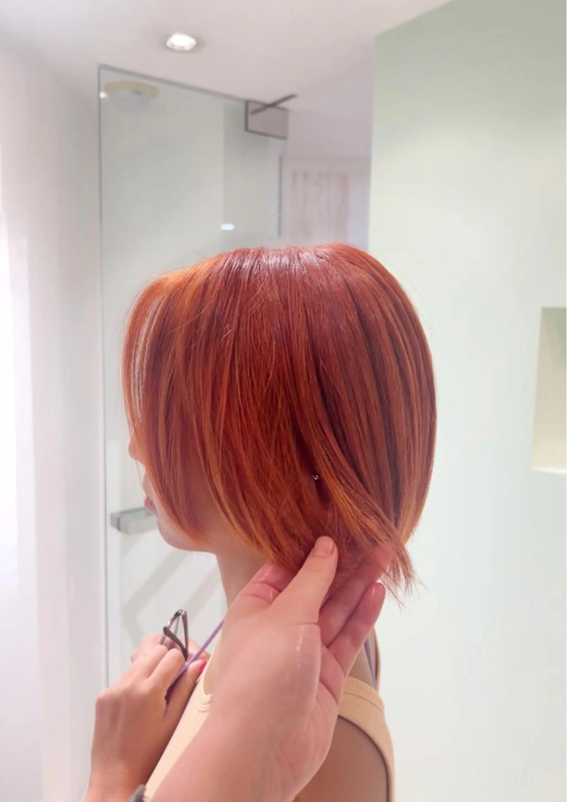 カラー ダブルカラー オレンジ 🫧パリエク🫧 MACOのマツエク・マツパデザイン