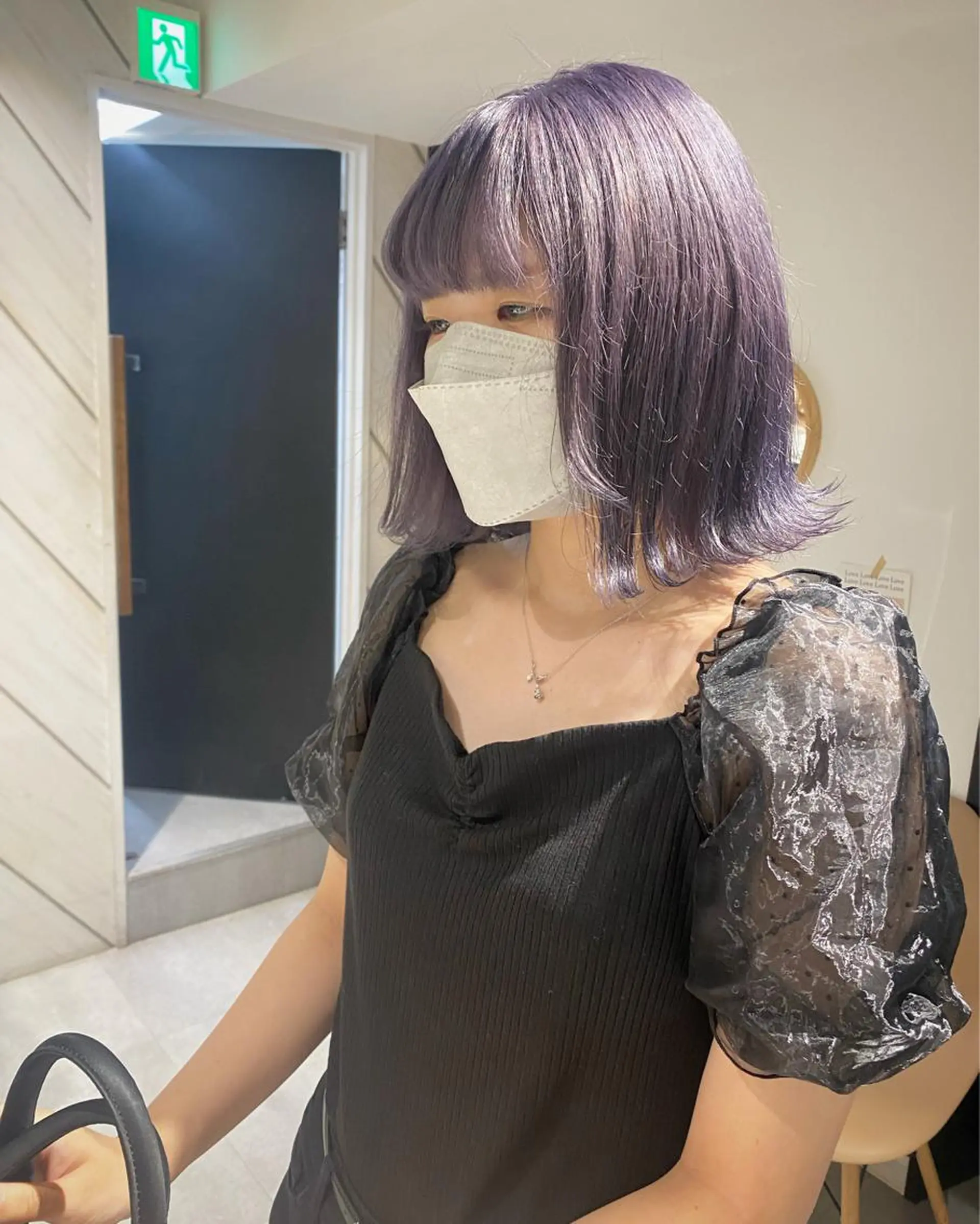 ミディアム デザイン🥇複雑履歴 ハイトーン特化のヘアスタイル