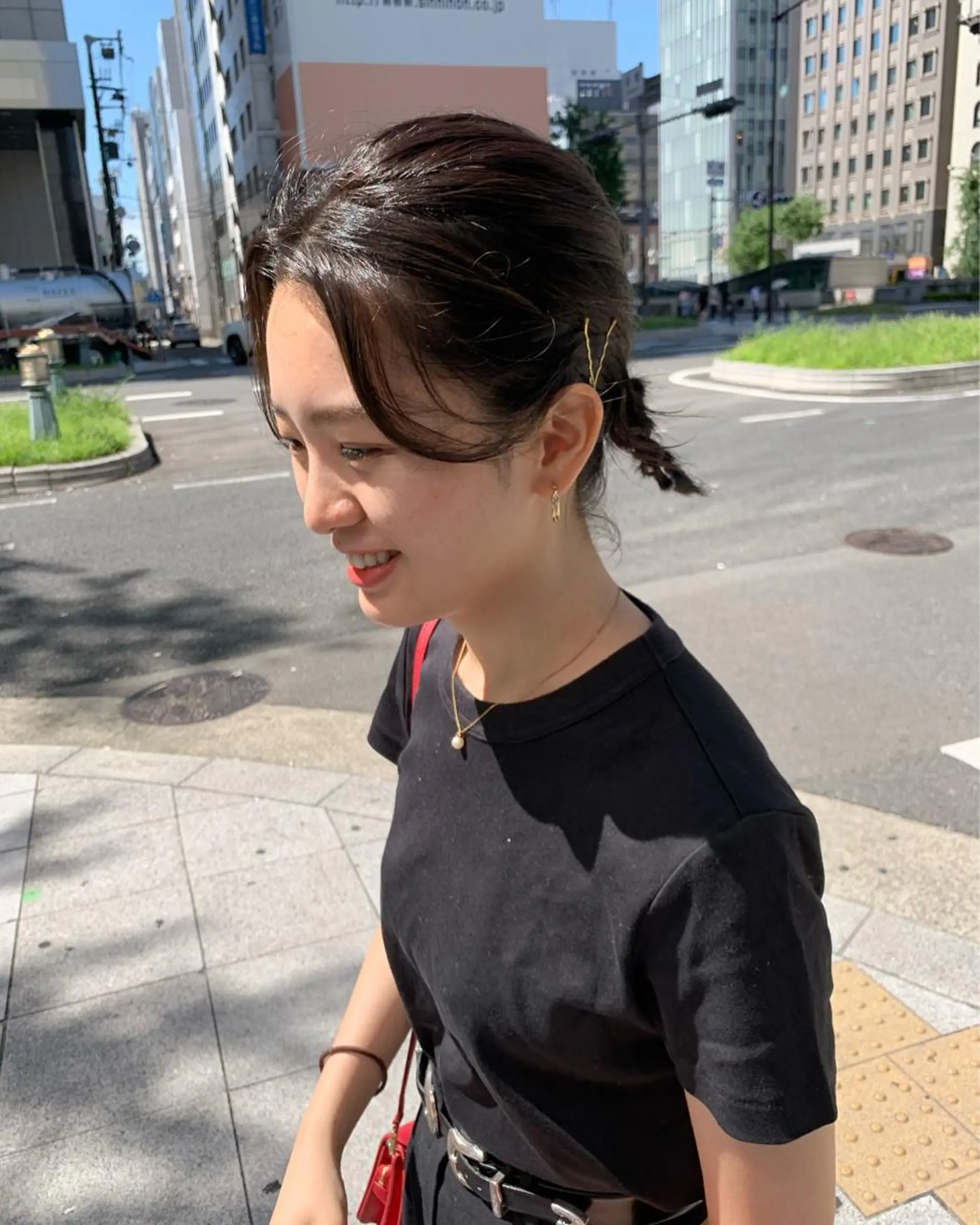 カラー ヘアアレンジ 透明感カラー オーガニックカラー 桃果 momokaのヘアスタイル