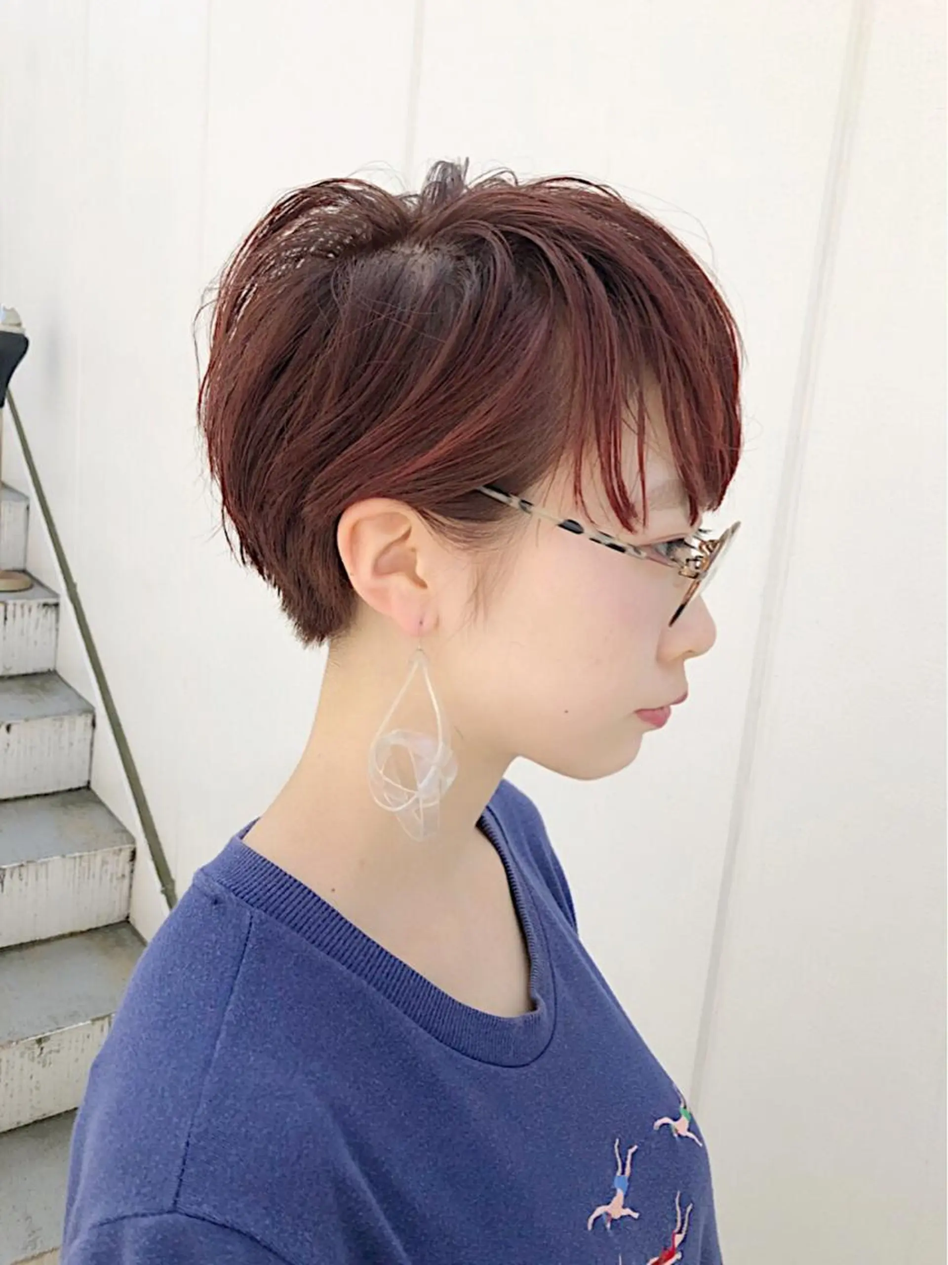 ショート カラー ノグチ ユウキ/ボブのヘアスタイル