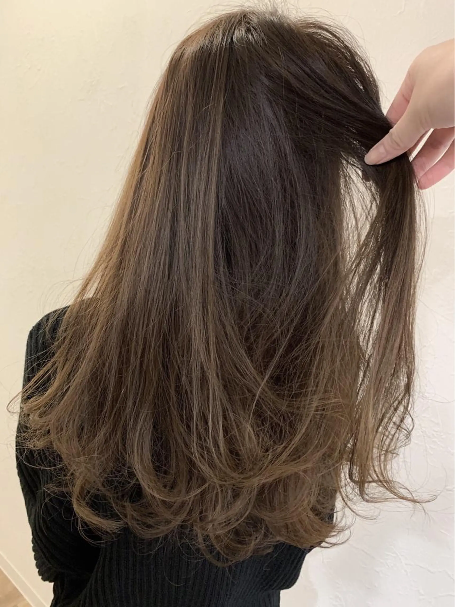 ロング カラー カット ヘアカラー トリートメント m ā l o. マァロのヘアスタイル