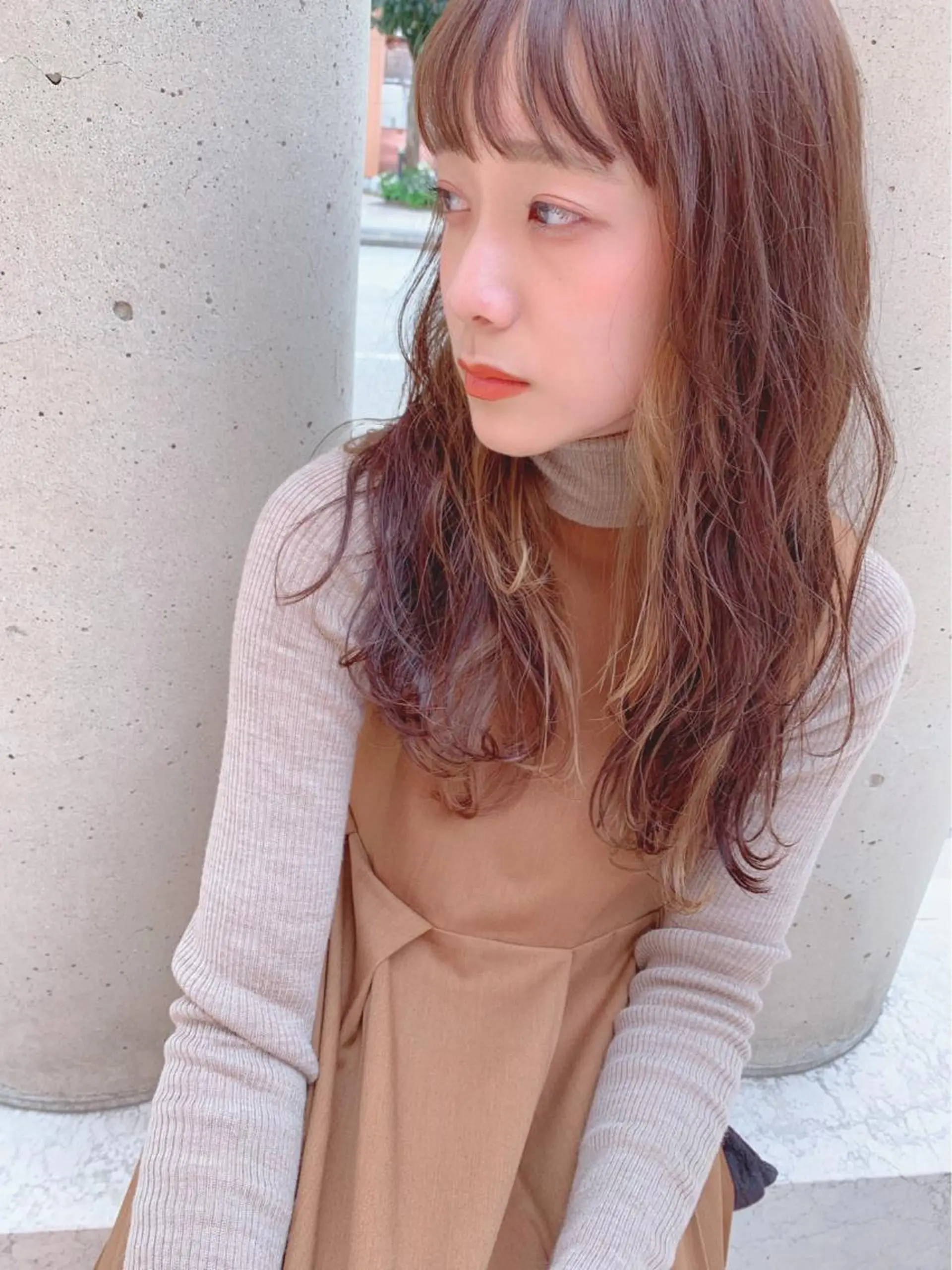 ロング カラー インナーカラー 🤎MAI🤎 《ベージュ系カラー》のヘアスタイル