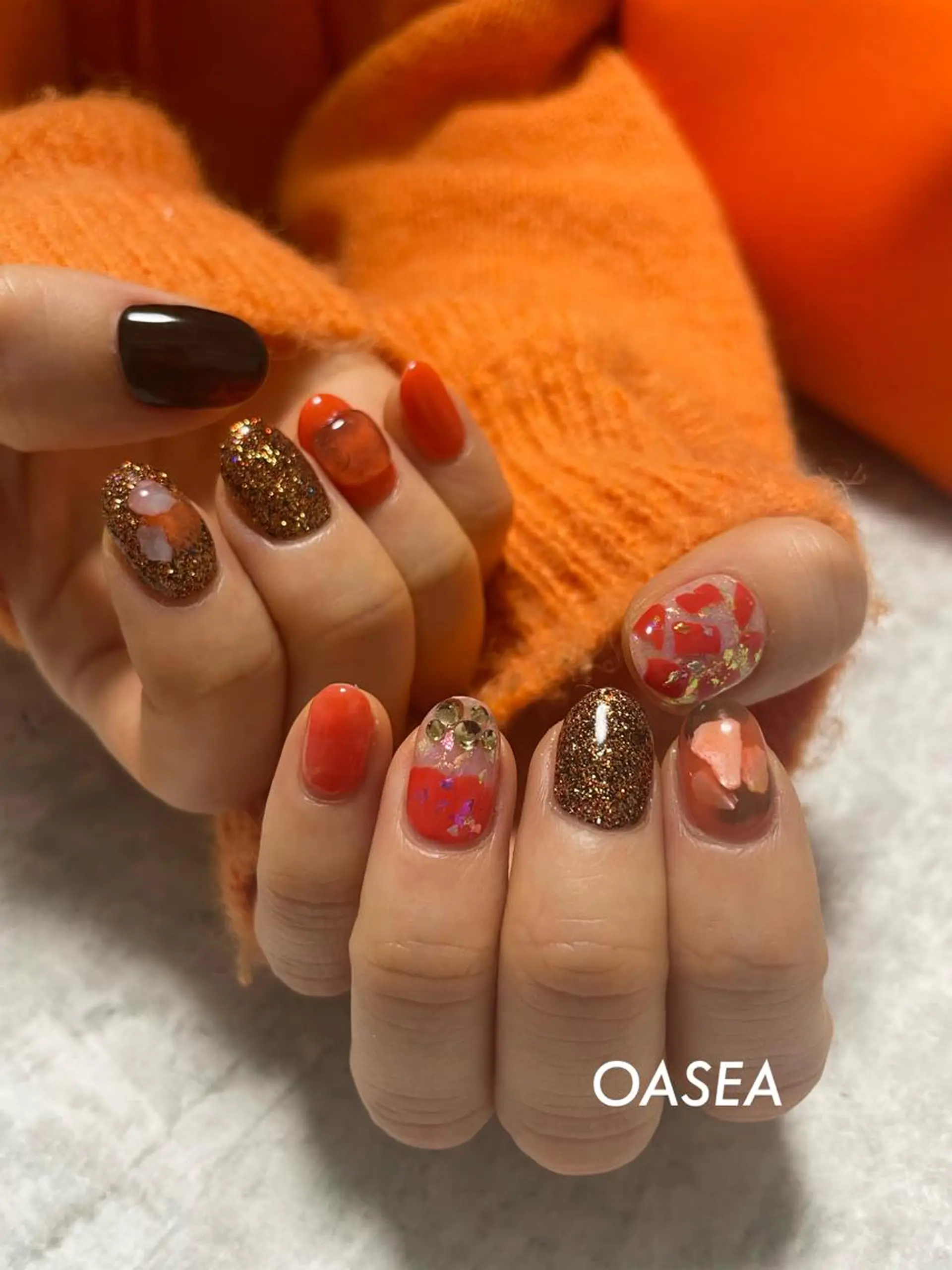 ネイル ハンドネイル 🌞💜 KAORI 🌴のネイルデザイン