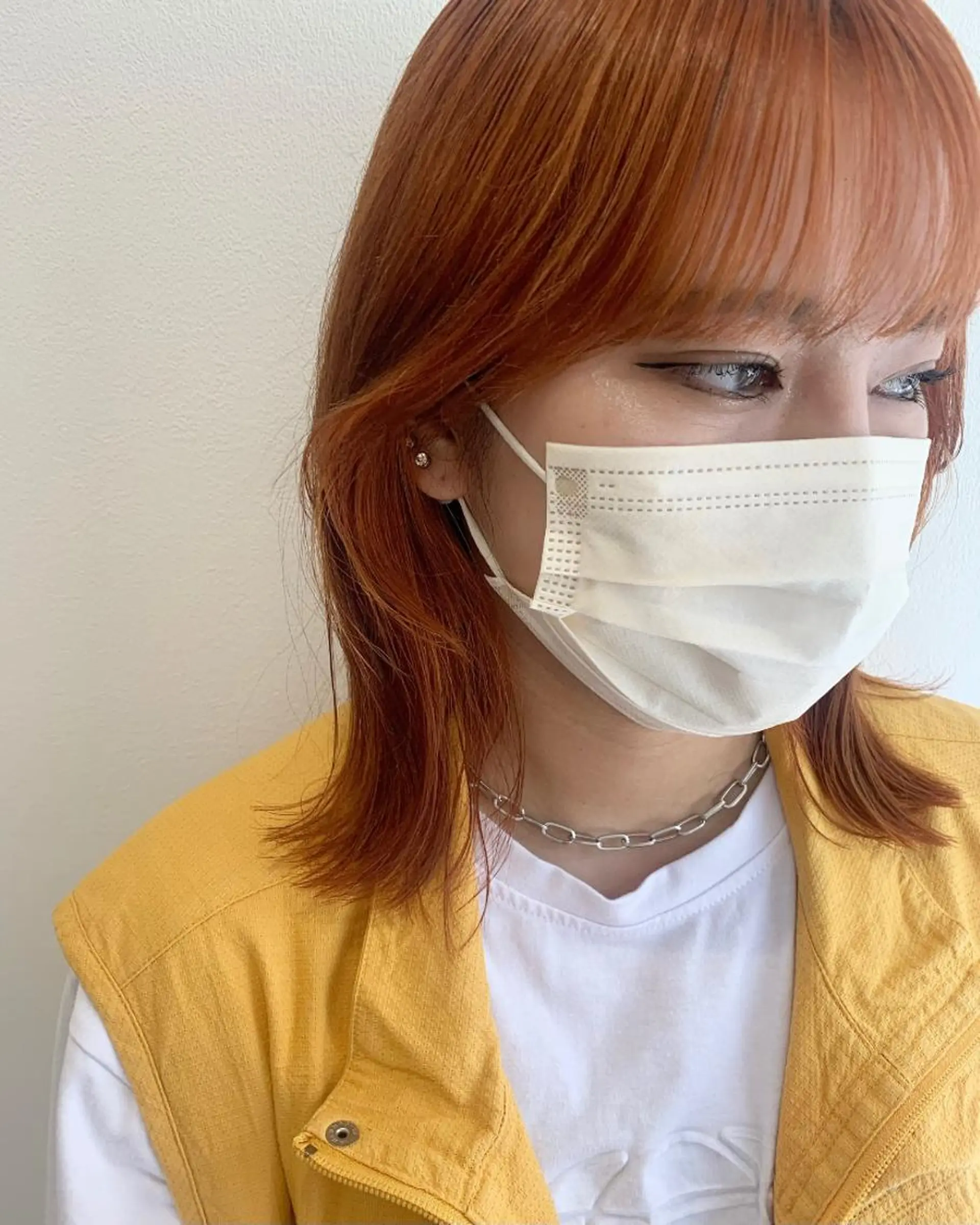 ミディアム カラー カット ヘアカラー MARU パーマ/レイヤーのヘアスタイル