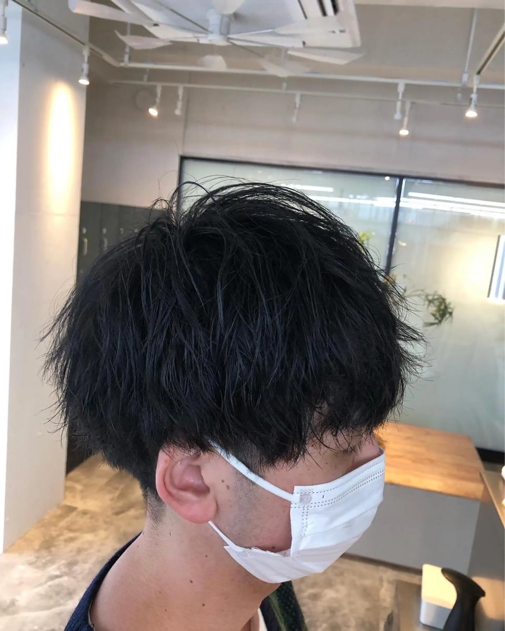 ショート パーマ メンズ マッシュ ツーブロック カット ⚡️メンズ/波巻き/ 片岡篤宣/水戸⚡️のヘアスタイル