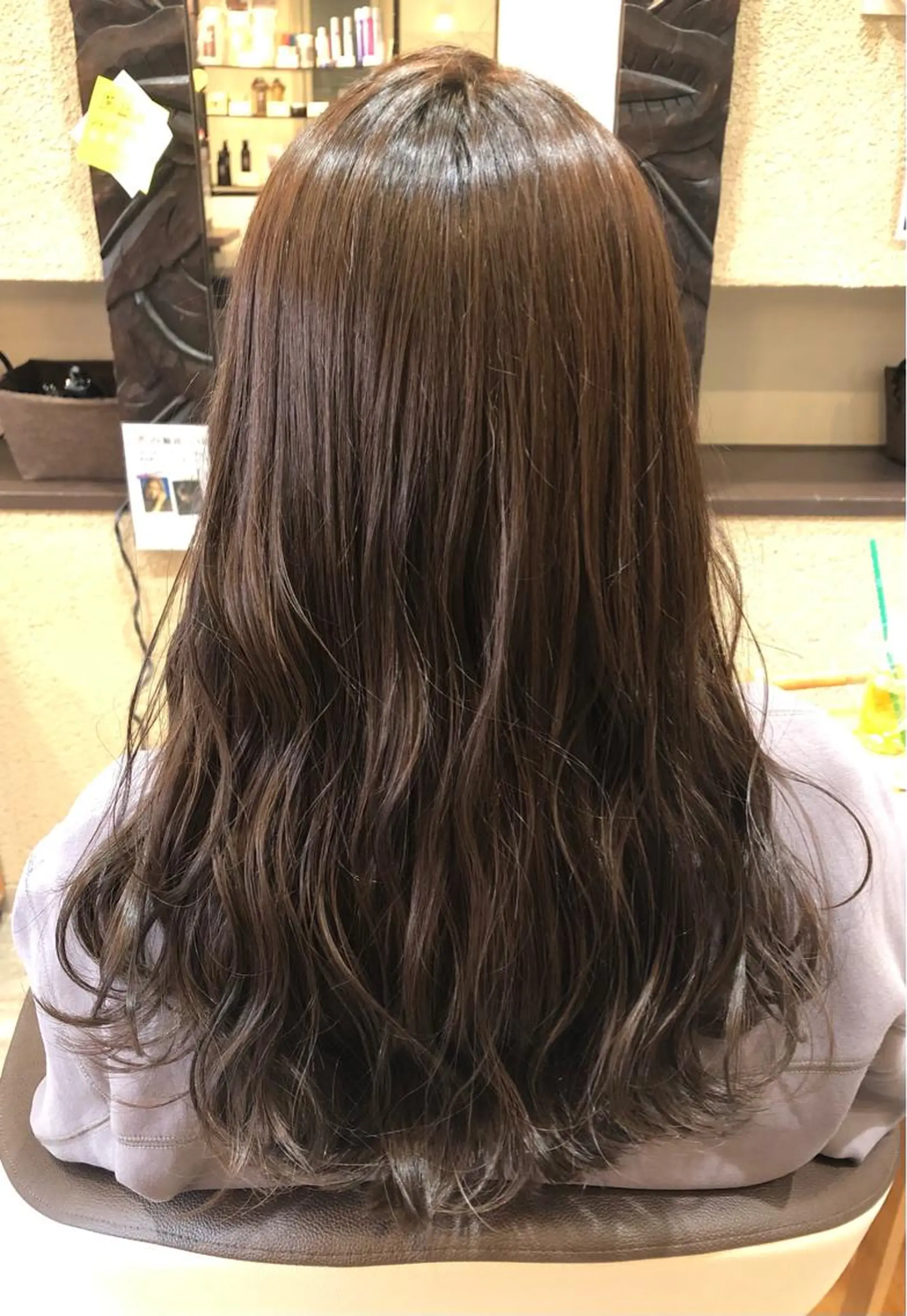 ロング カラー カット ヘアカラー トリートメント 森田 真由のヘアスタイル