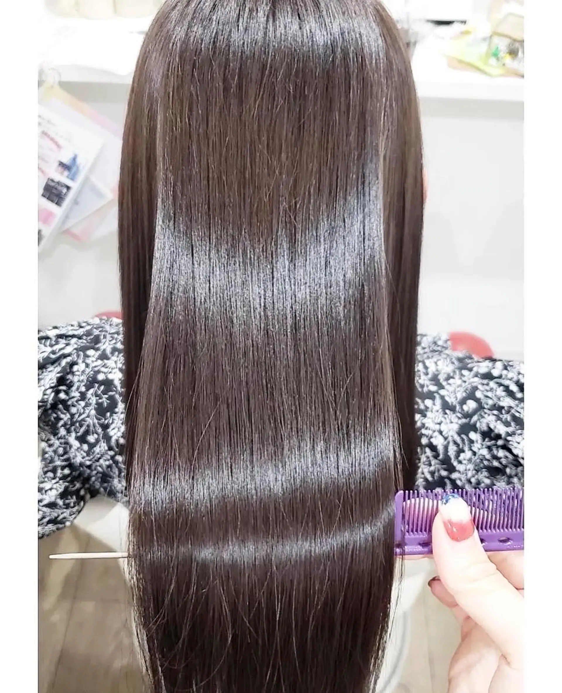 ロング トリートメント 酸熱トリートメント ヘアカラー トリートメント 💎髪質改善専門 jewel boxのヘアスタイル