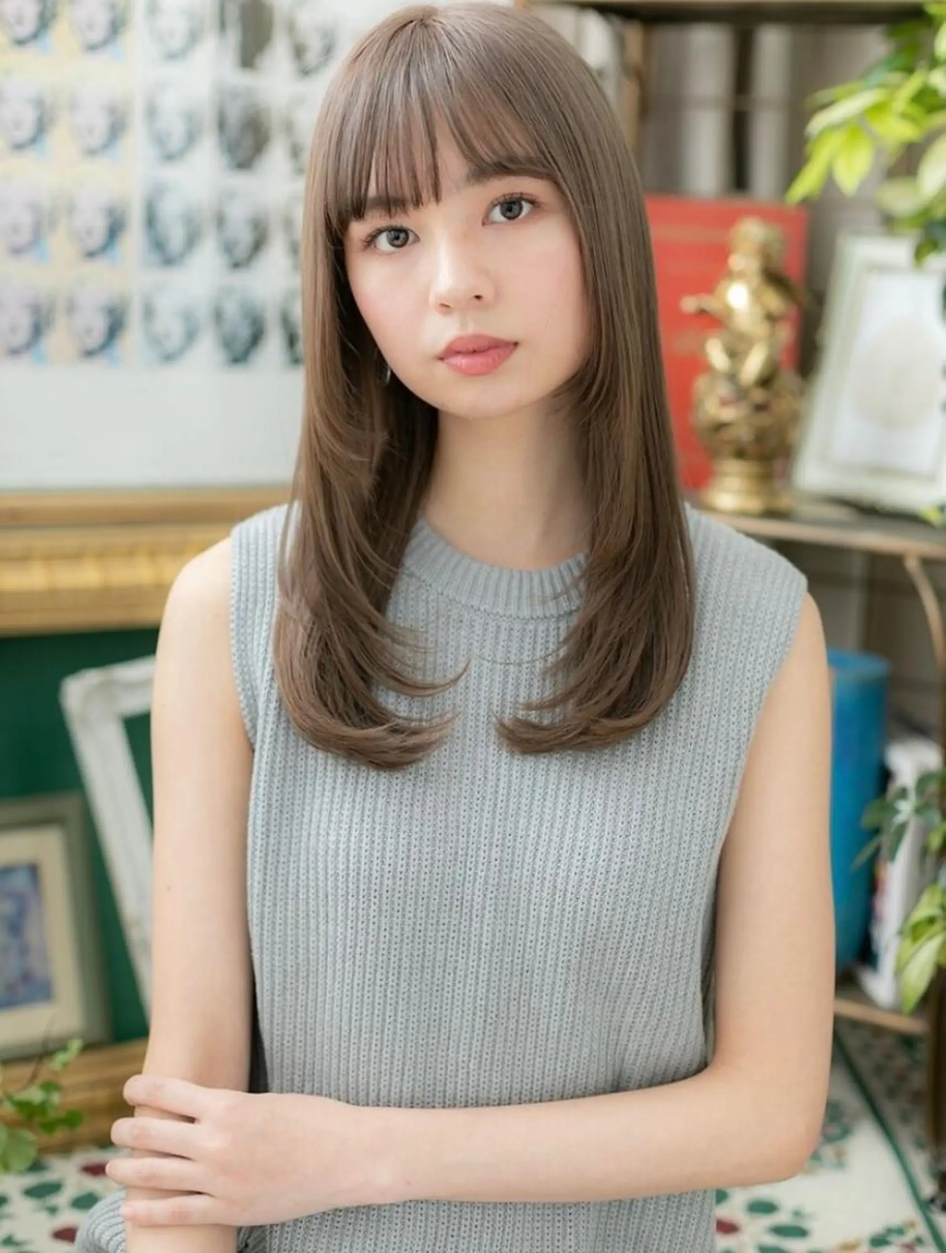 ロング 出川 宙☘️のヘアスタイル