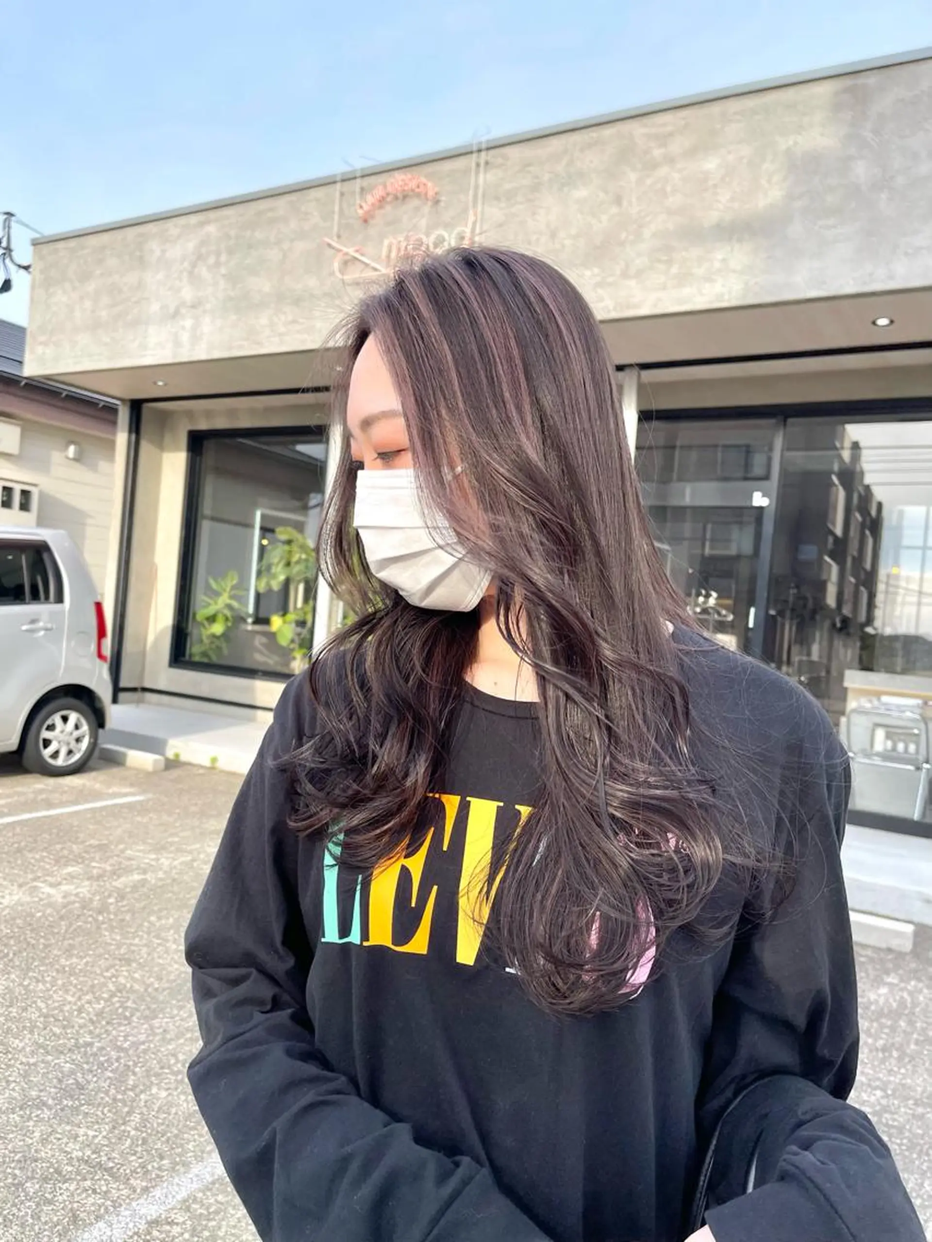 ロング カラー カット ヘアカラー トリートメント 一ノ瀬 暁のヘアスタイル