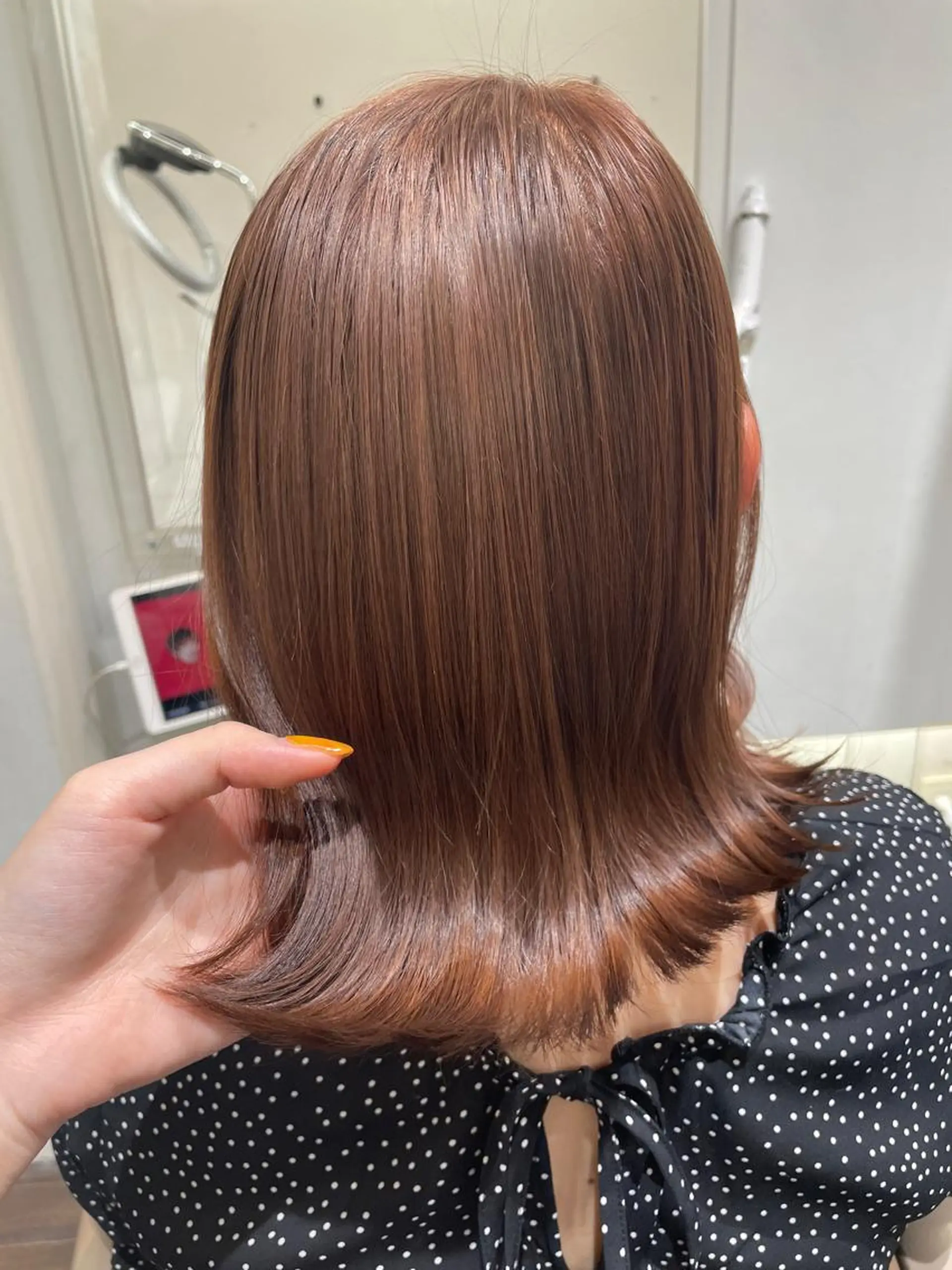 ミディアム カラー ヘアカラー 縮毛矯正/レイヤー 🌙児玉光瑠のヘアスタイル