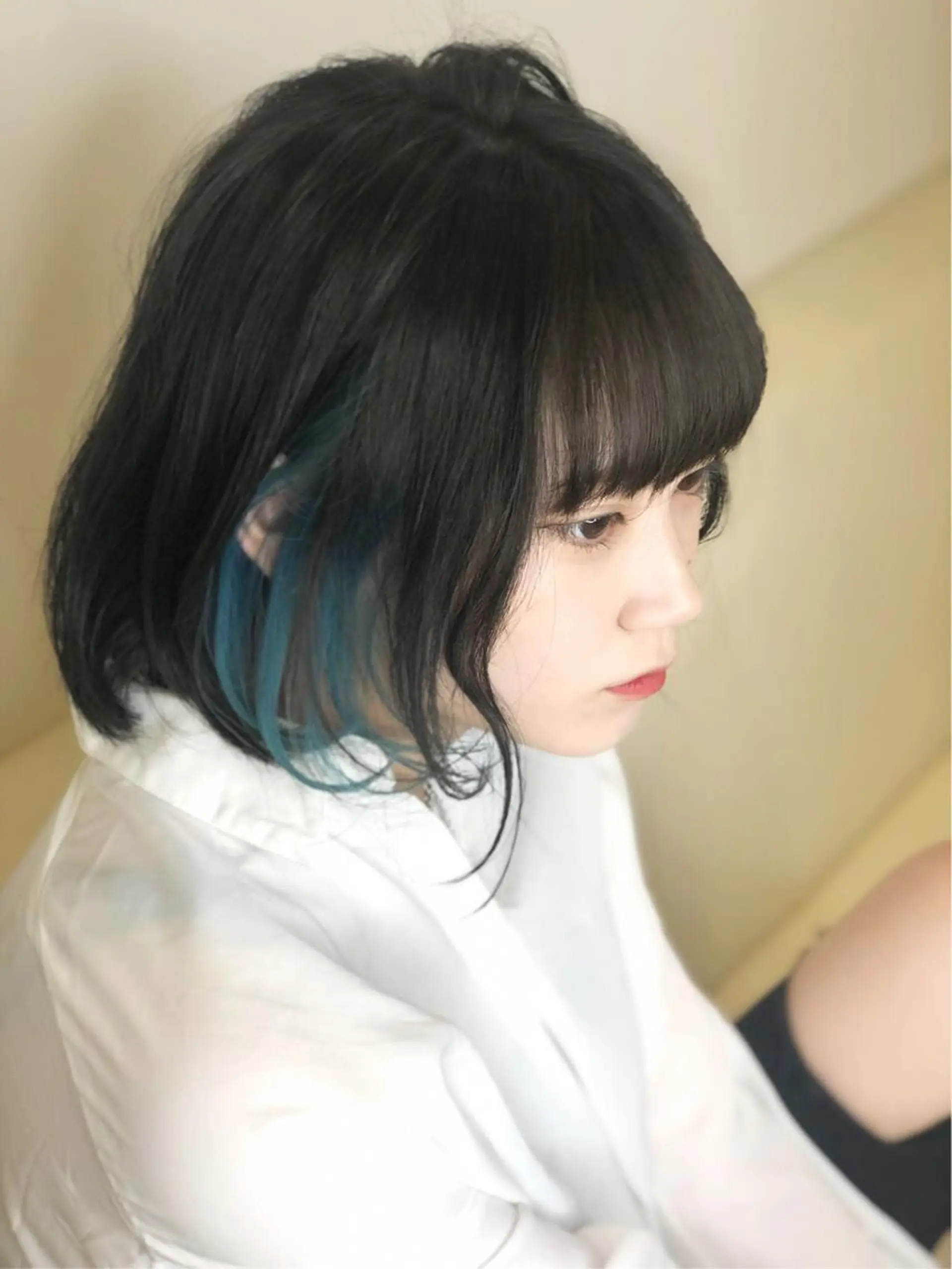 ミディアム カット ヘアカラー 松佐 ゆかりのヘアスタイル