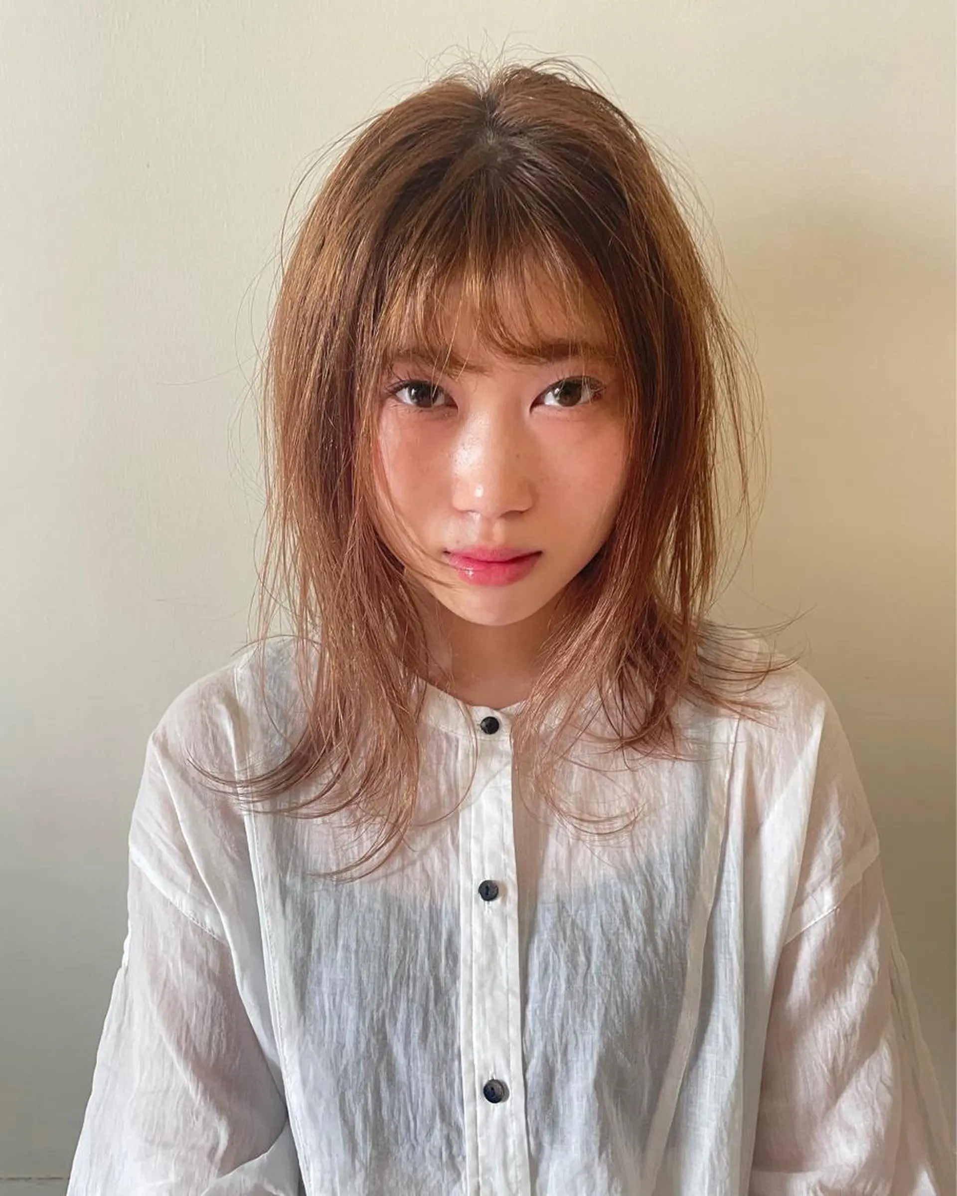 ミディアム ヘアアレンジ ボブ/透明感 カラー /風花のヘアスタイル