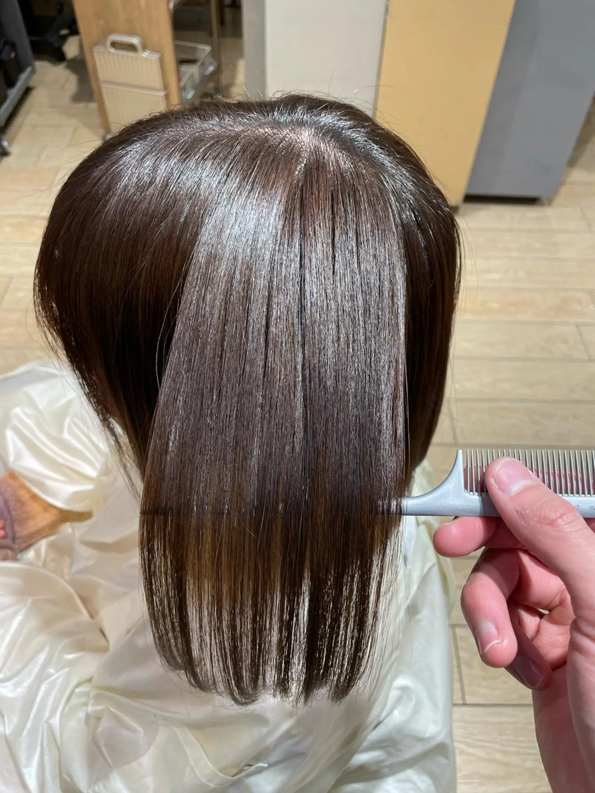 ミディアム 縮毛矯正 美髪/髪質改善 川口凌弥のヘアスタイル