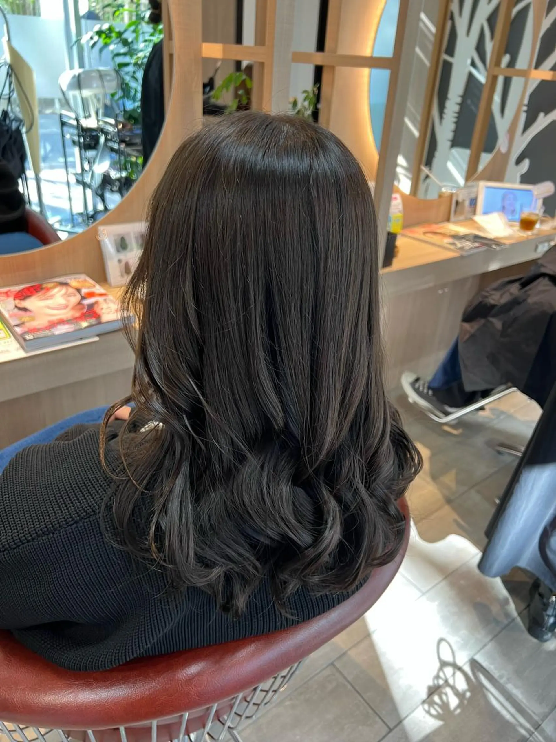 ミディアム ヘアカラー FUJIIKANON /パーマモデル募集中のヘアスタイル