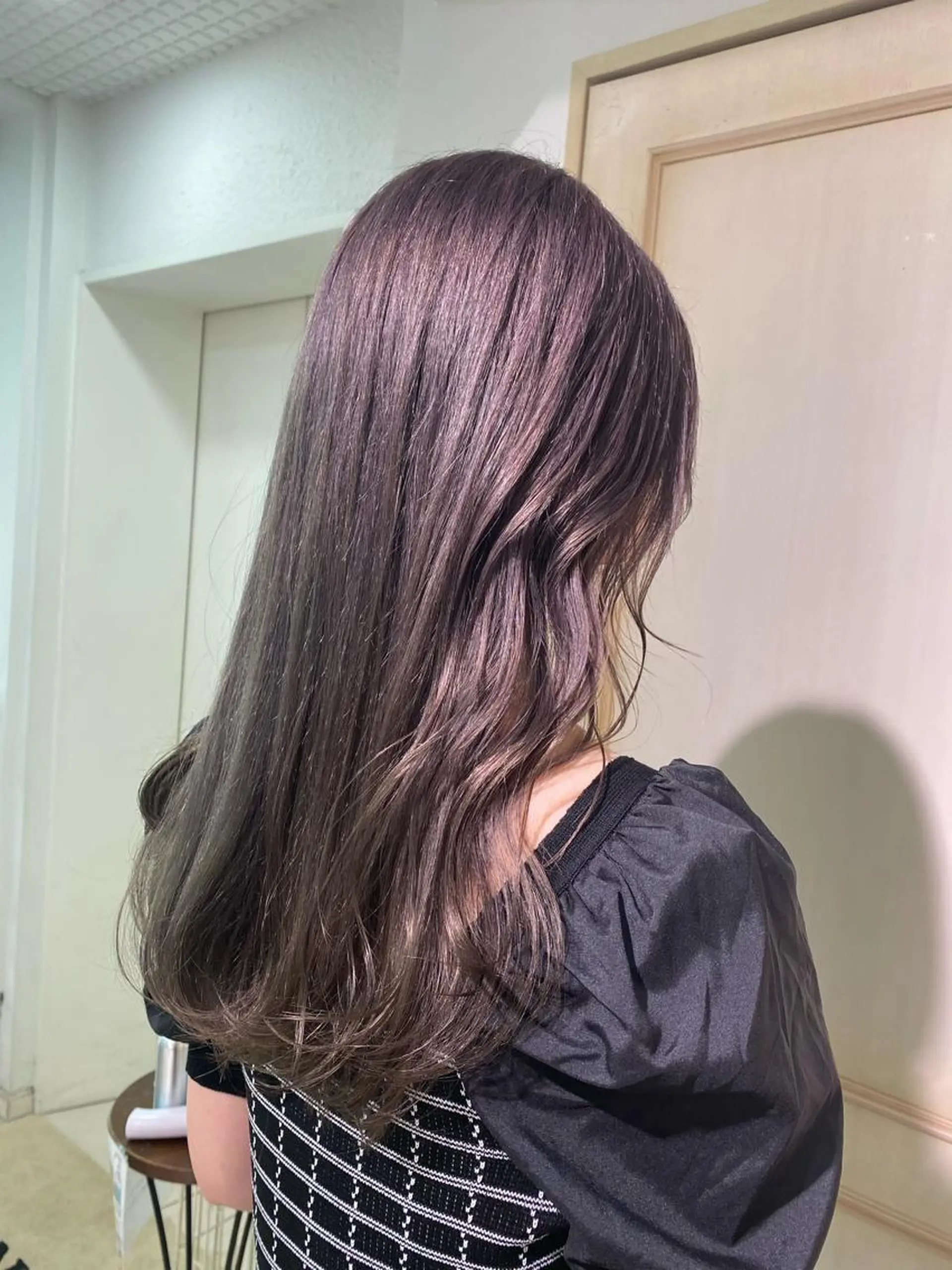 ロング カラー ヘアアレンジ 透明感カラー 古山 結季🌙🖤のヘアスタイル