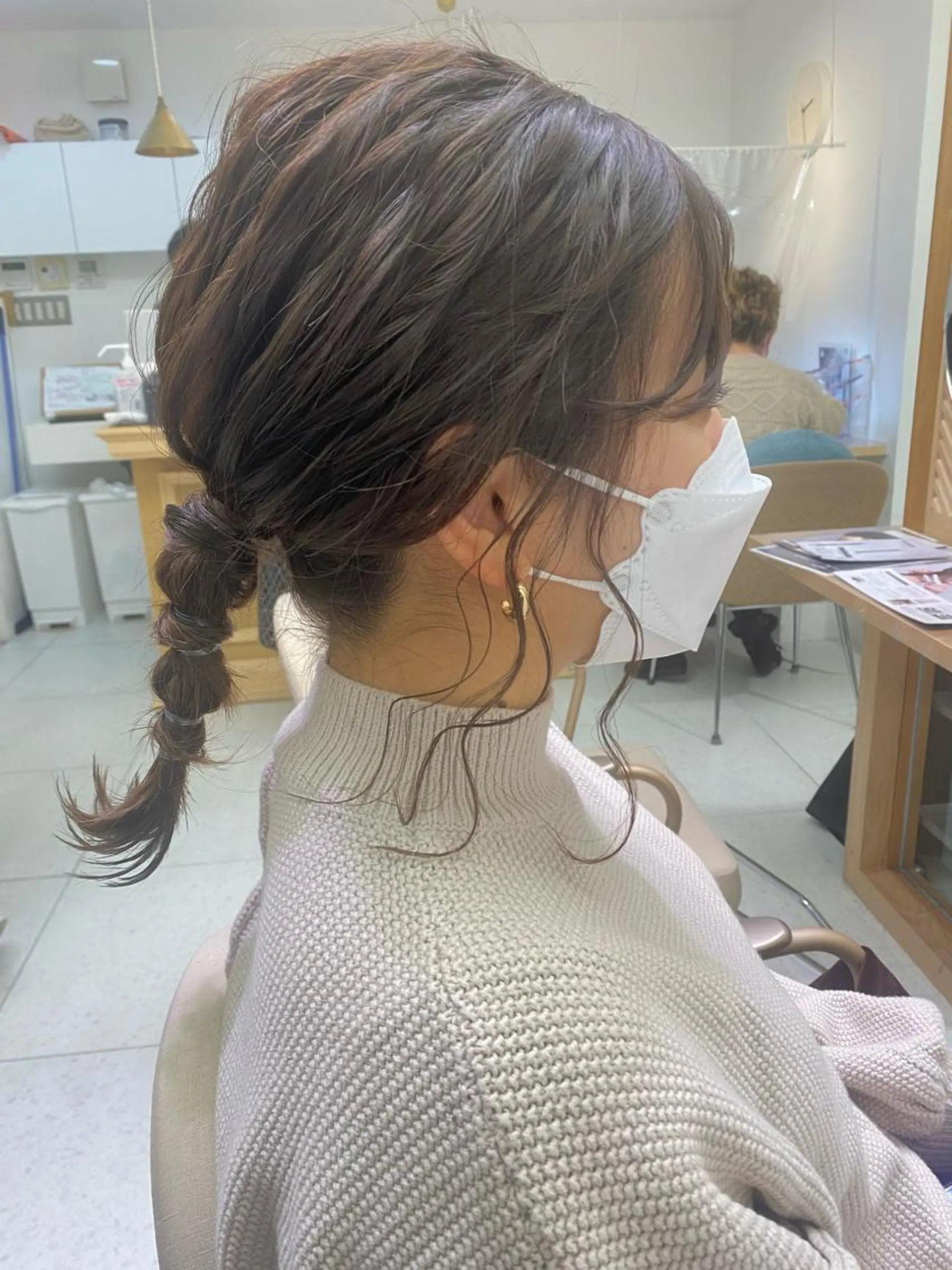 ミディアム ヘアアレンジ 安永 涼のヘアスタイル