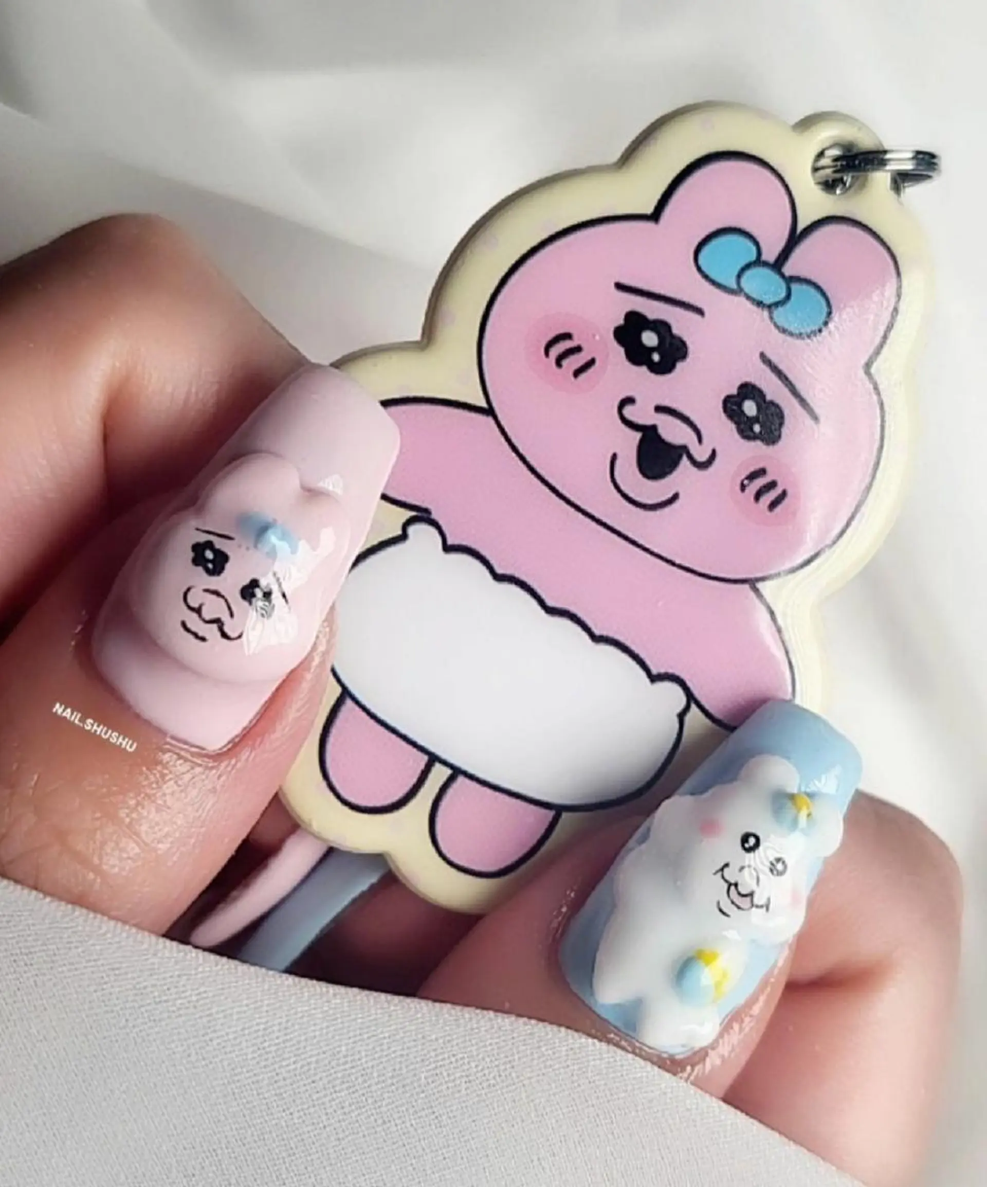 ネイル 持ち込み ニュアンスネイル ワンカラーネイル シンプルネイル 夏ネイル 3dパーツ/流行り 👧shushu❤️のネイルデザイン