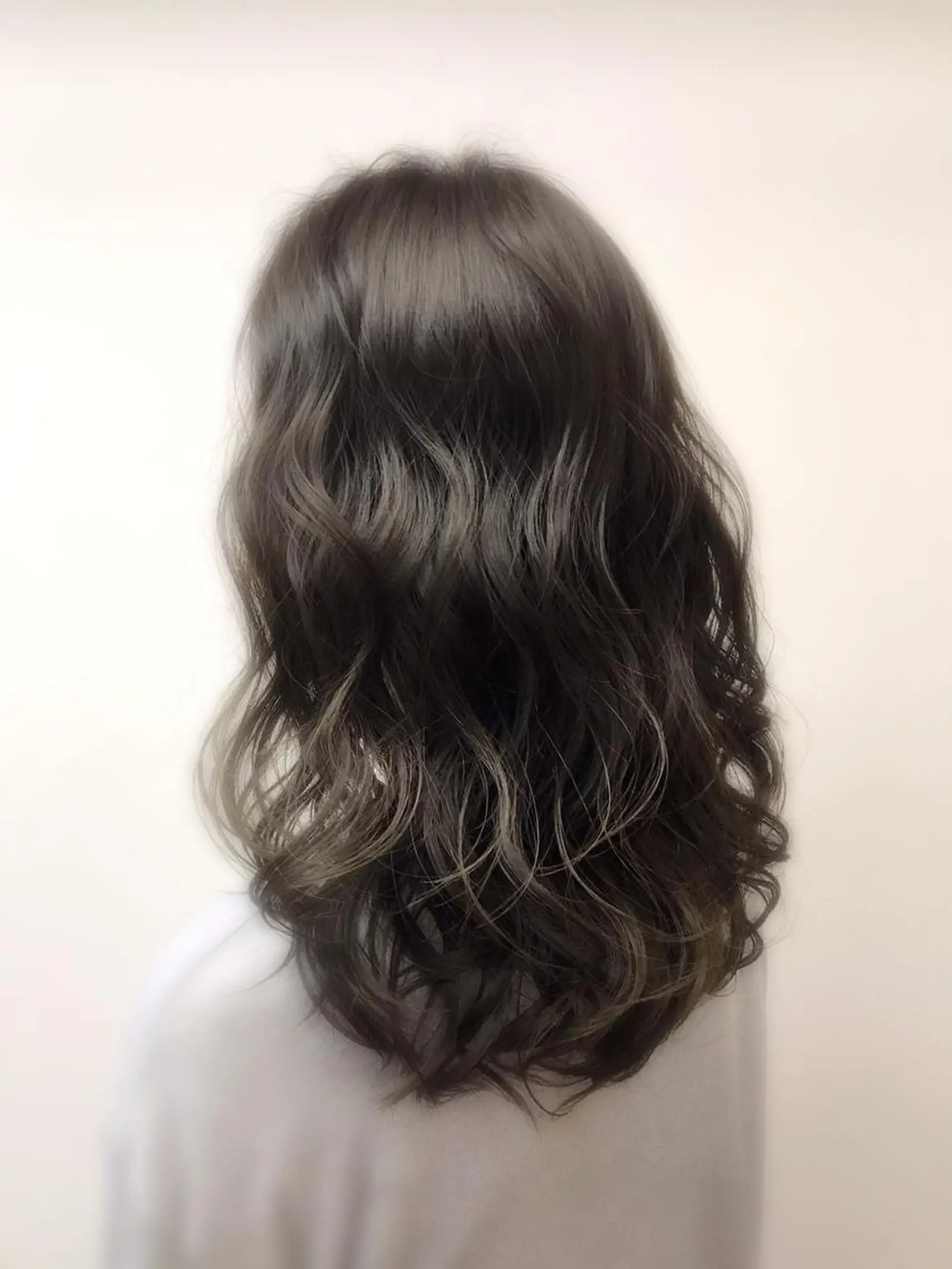 ショート ミディアム セミロング ロング カラー ダークグレー 外国人風カラー 岩崎 よしの /BRAT/築地口のヘアスタイル
