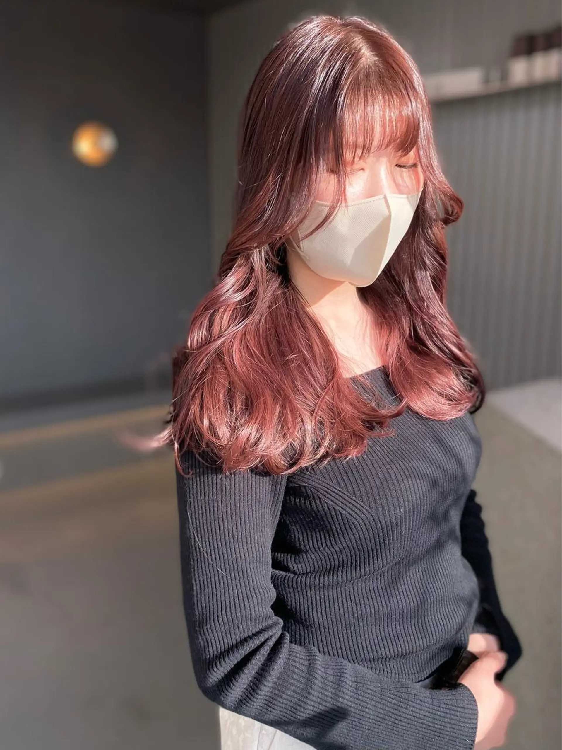 ロング 岐阜1番韓国ヘア/ 星羅/23°のヘアスタイル