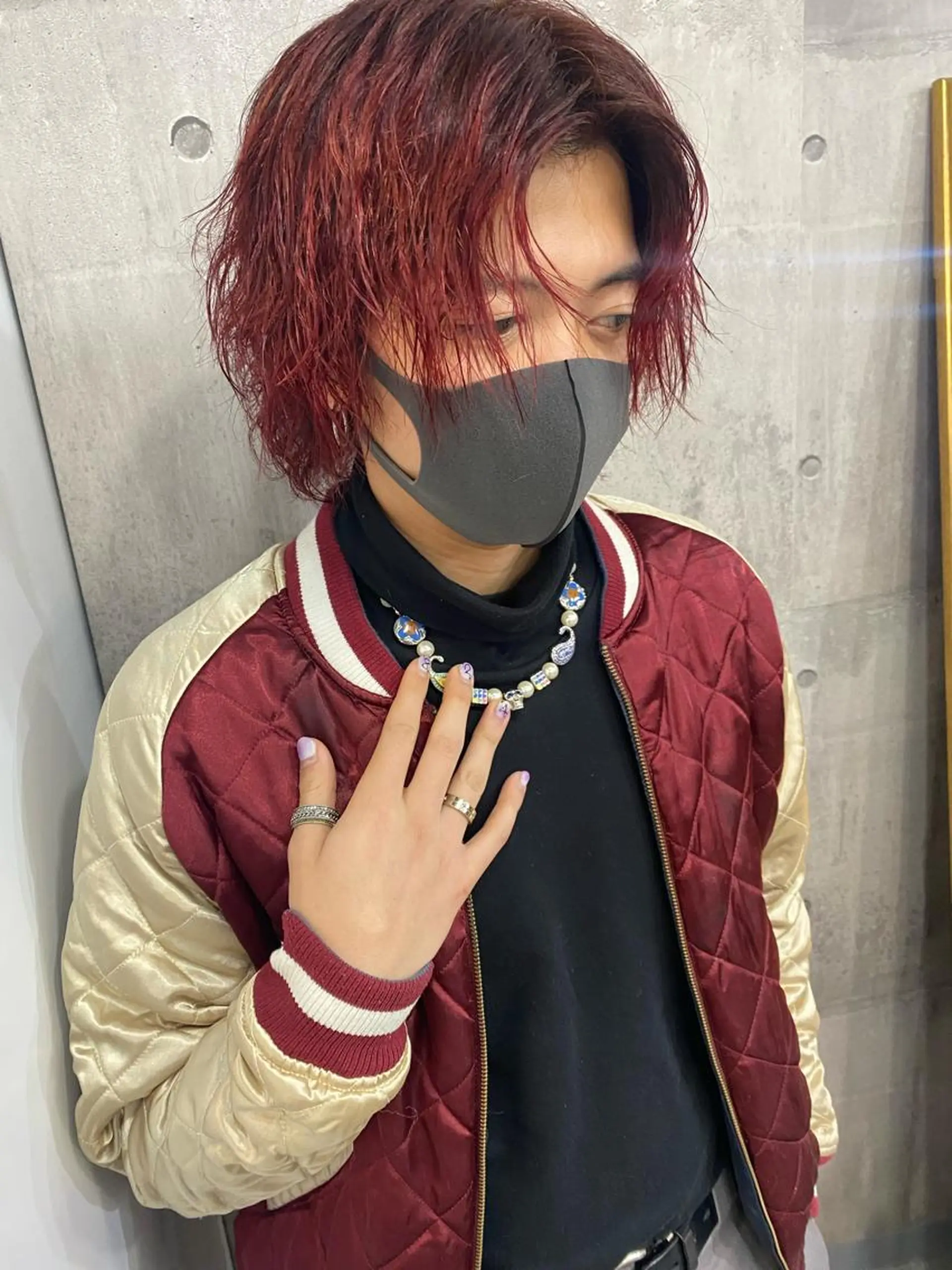 メンズ SHURI❤️🔥 中/韓mix ♡のヘアスタイル