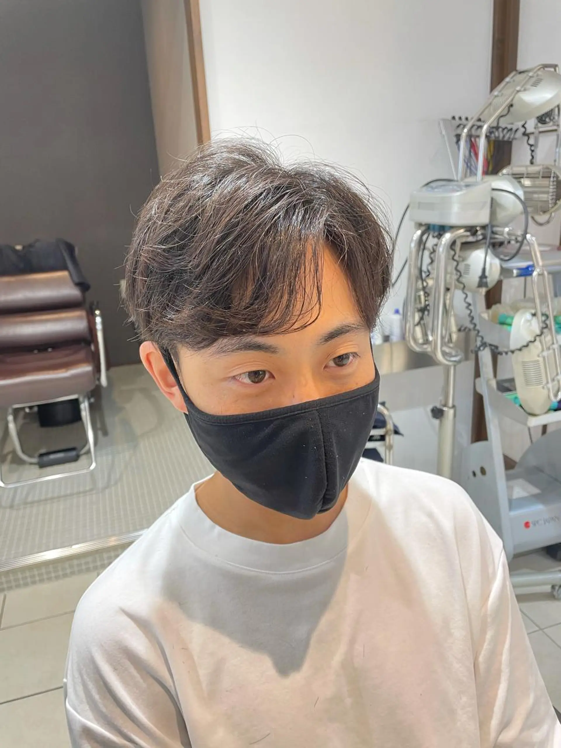 ショート パーマ 韓国風ヘア 髪質改善カラー/大竹 穂香🦉のヘアスタイル