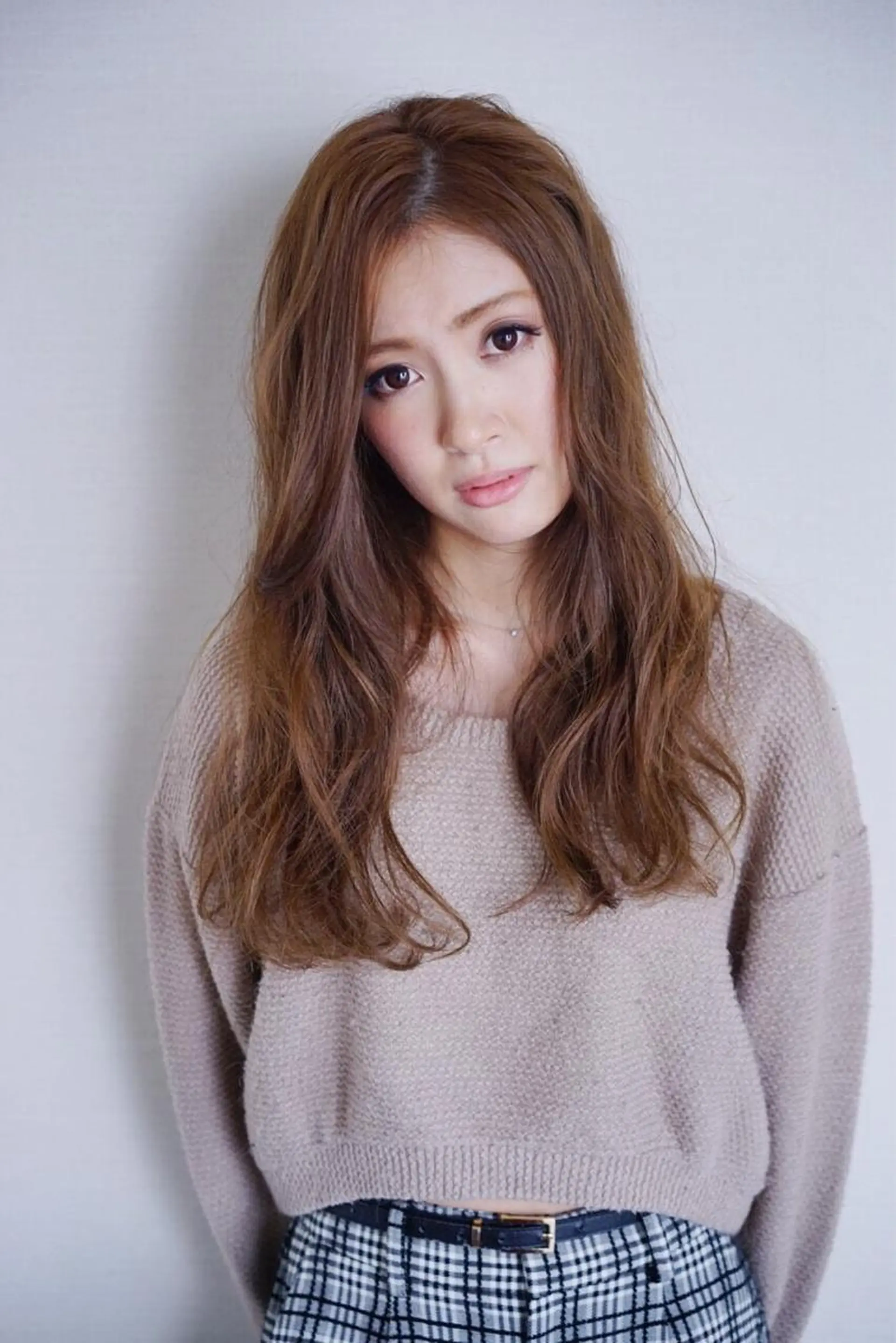 ロング カラー ヘアアレンジ ベージュカラー ロング カット ヘアカラー トリートメント 山北 咲子のヘアスタイル