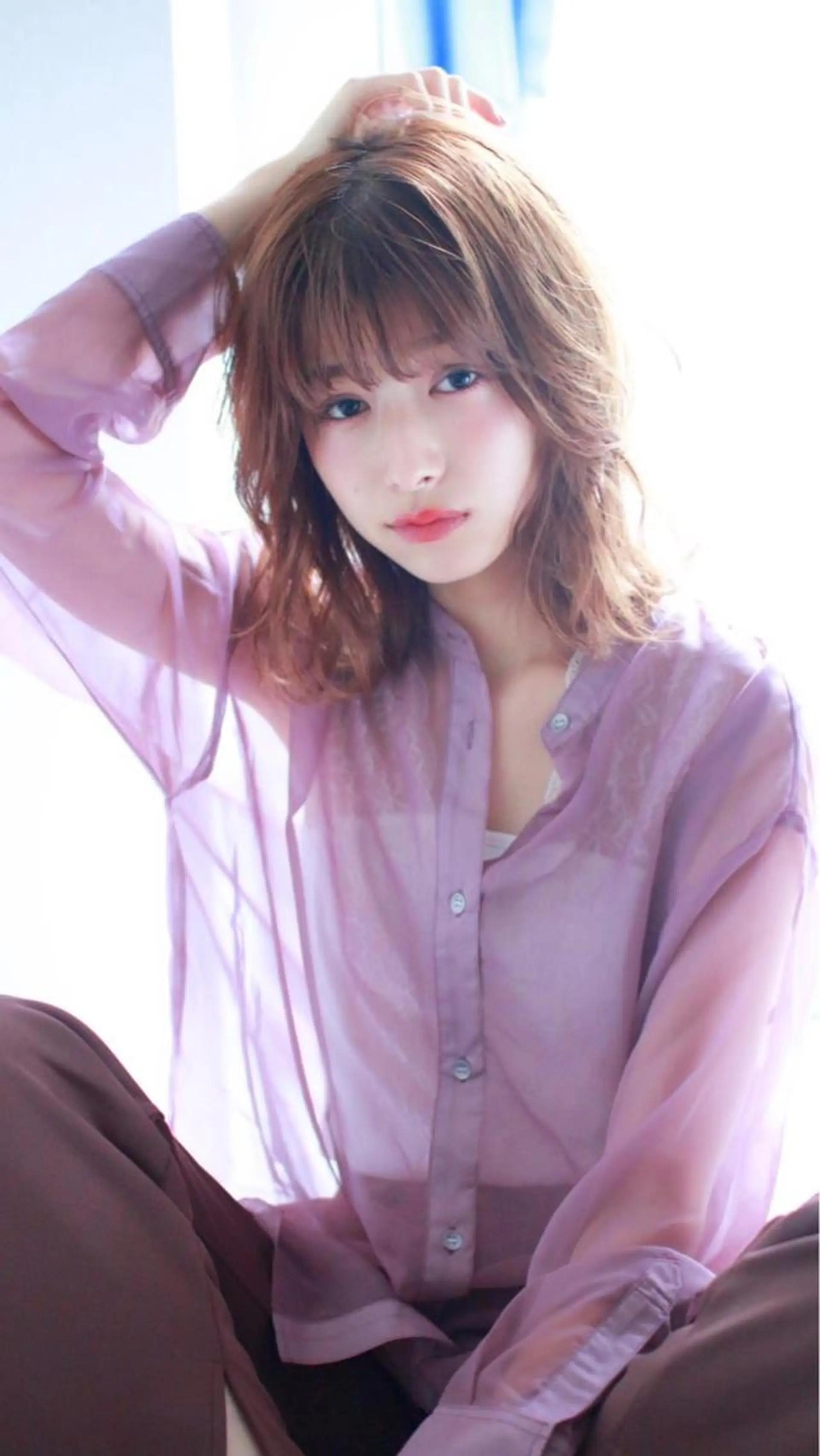 ミディアム カラー ベージュカラー カット ヘアカラー トリートメント ヘッドスパ TOPstylist ✂️フセケイタ✂️のヘアスタイル