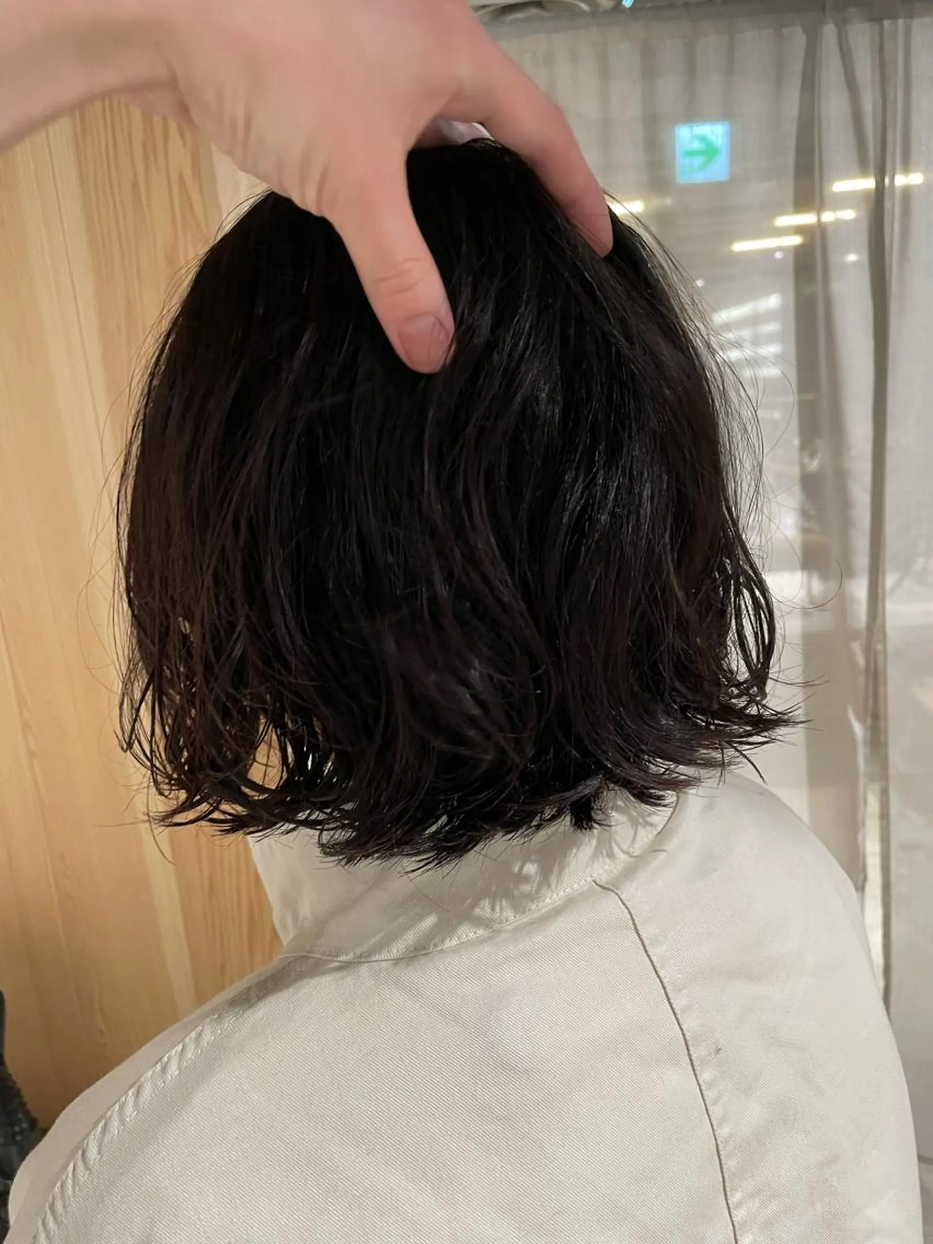 ミディアム カラー パーマ ミディアムパーマ ボブ 吉田一輝 外国人パーマのヘアスタイル