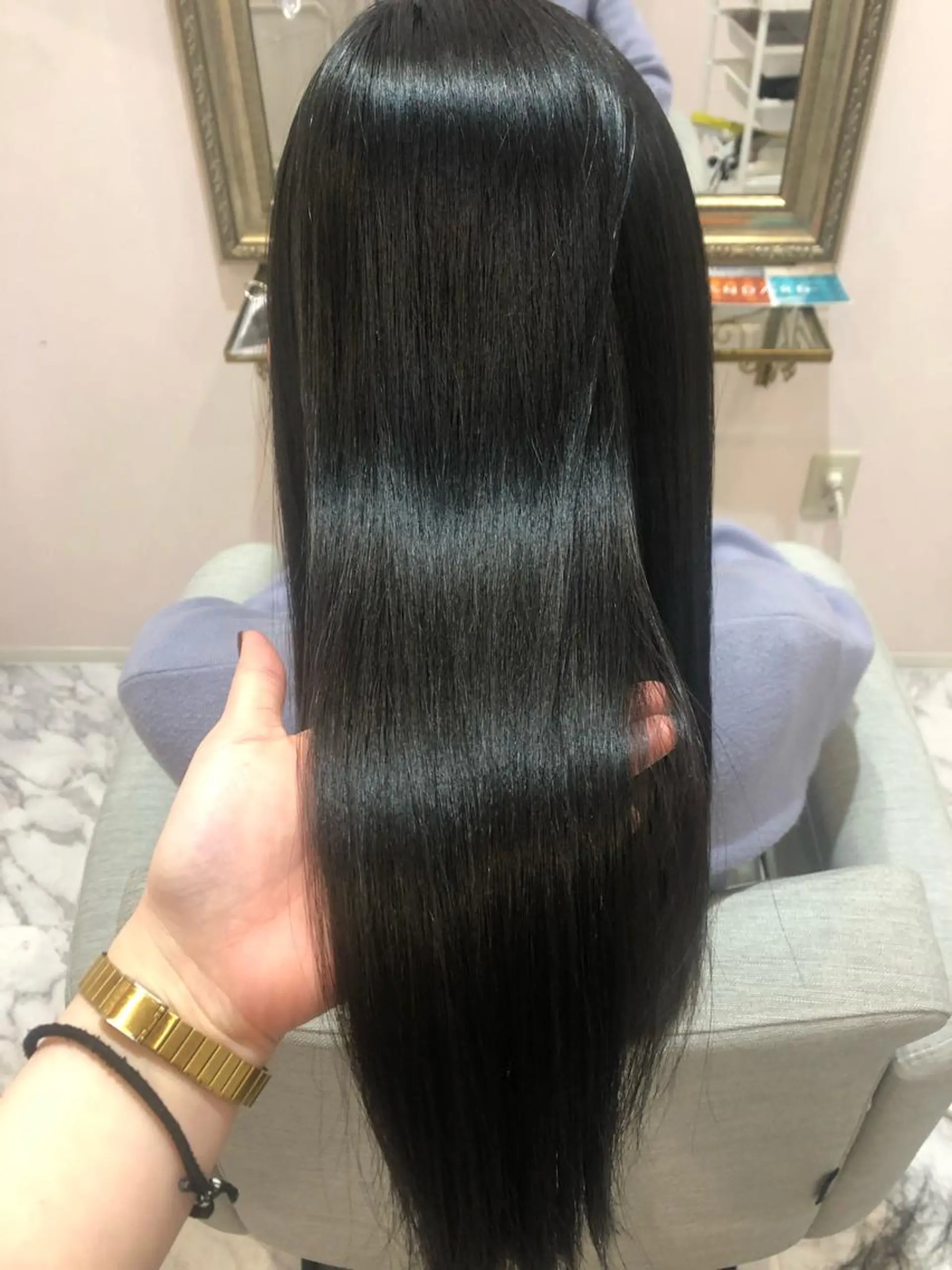 ロング 縮毛矯正 トリートメント 🧸ひなた ちかこ🧸のヘアスタイル